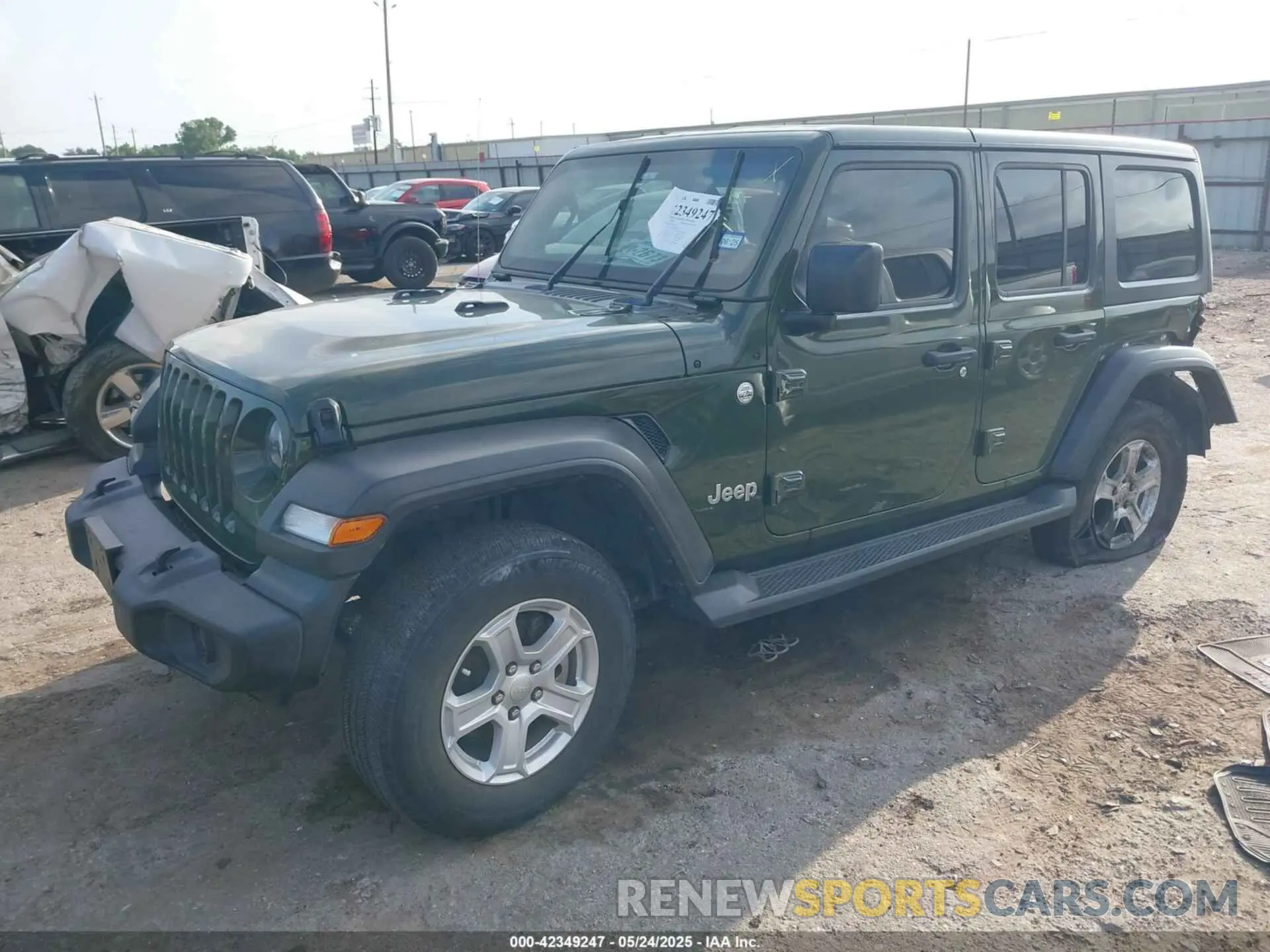 2 Фотография поврежденного автомобиля 1C4HJXDN2MW519746 JEEP WRANGLER UNLIMITED 2021