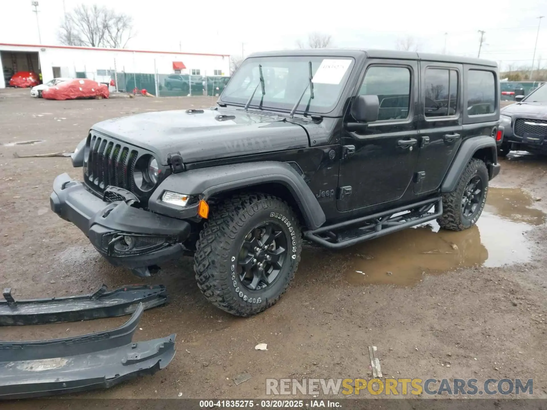 2 Фотография поврежденного автомобиля 1C4HJXDN2MW796350 JEEP WRANGLER UNLIMITED 2021