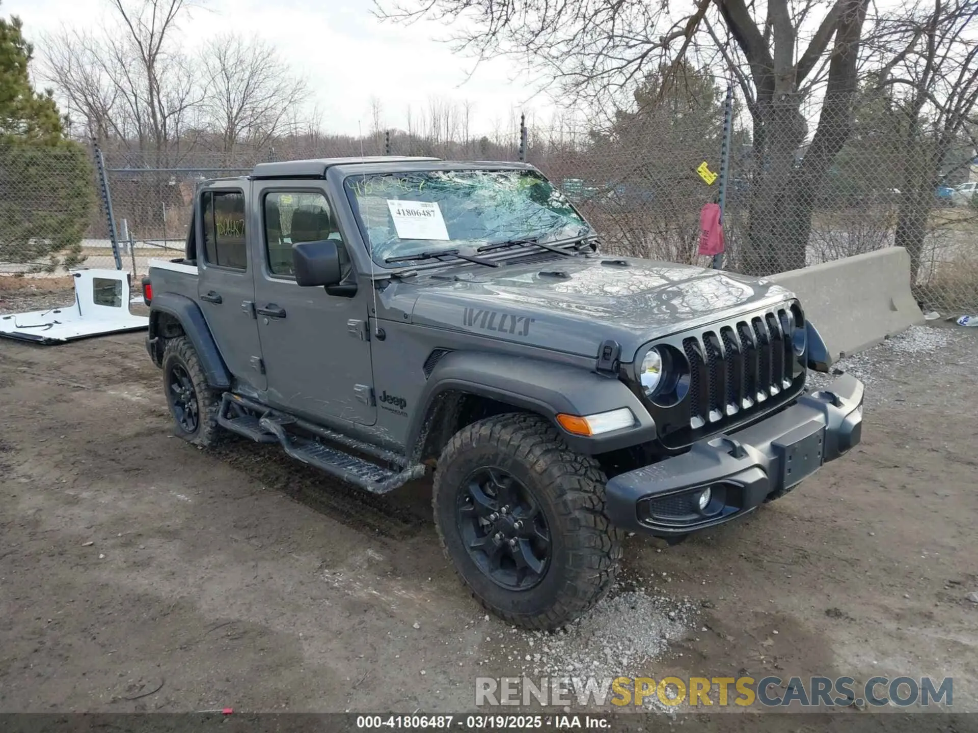 1 Photograph of a damaged car 1C4HJXDN3MW771456 JEEP WRANGLER UNLIMITED 2021