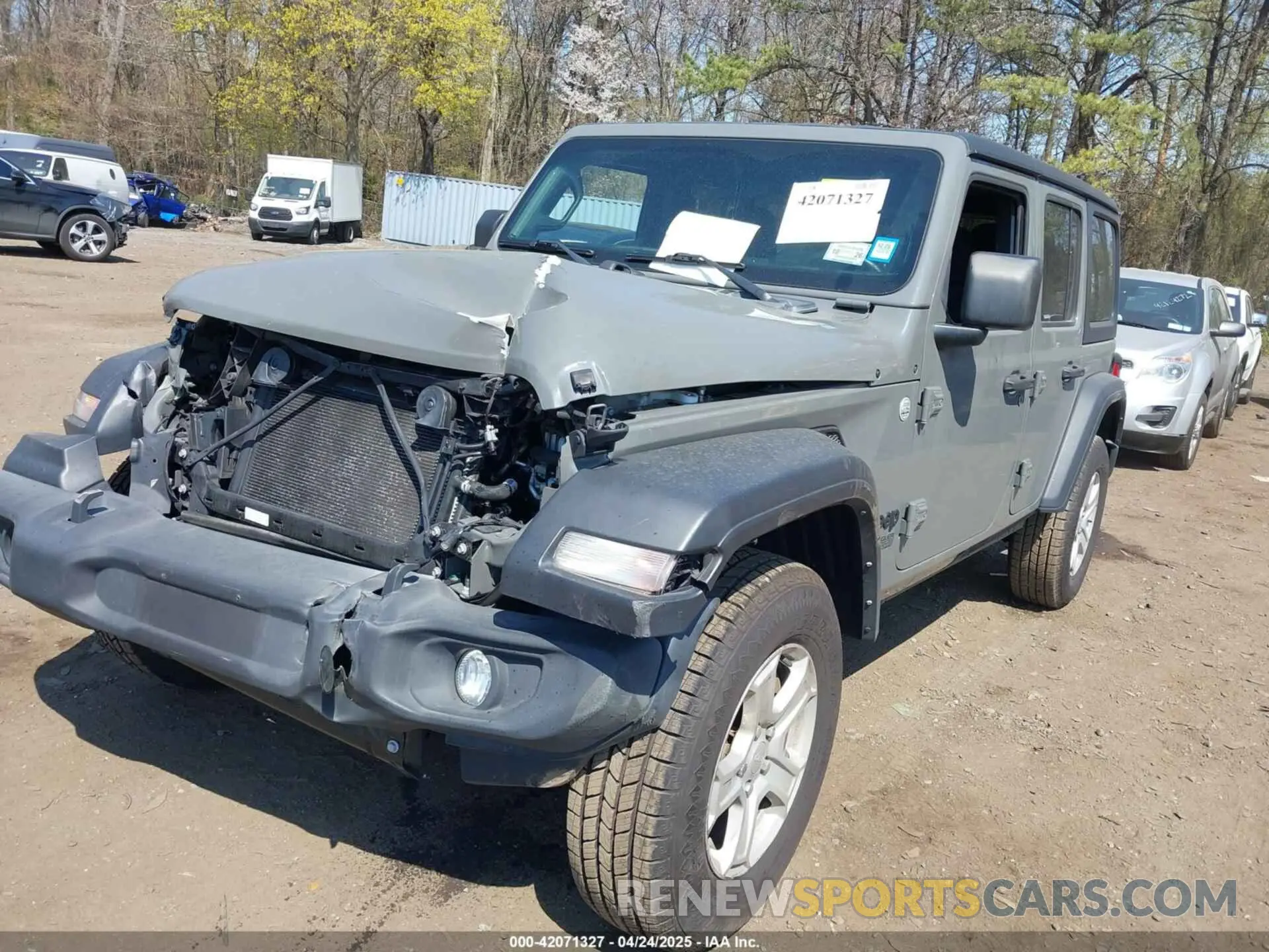 2 Фотография поврежденного автомобиля 1C4HJXDN4MW703859 JEEP WRANGLER UNLIMITED 2021