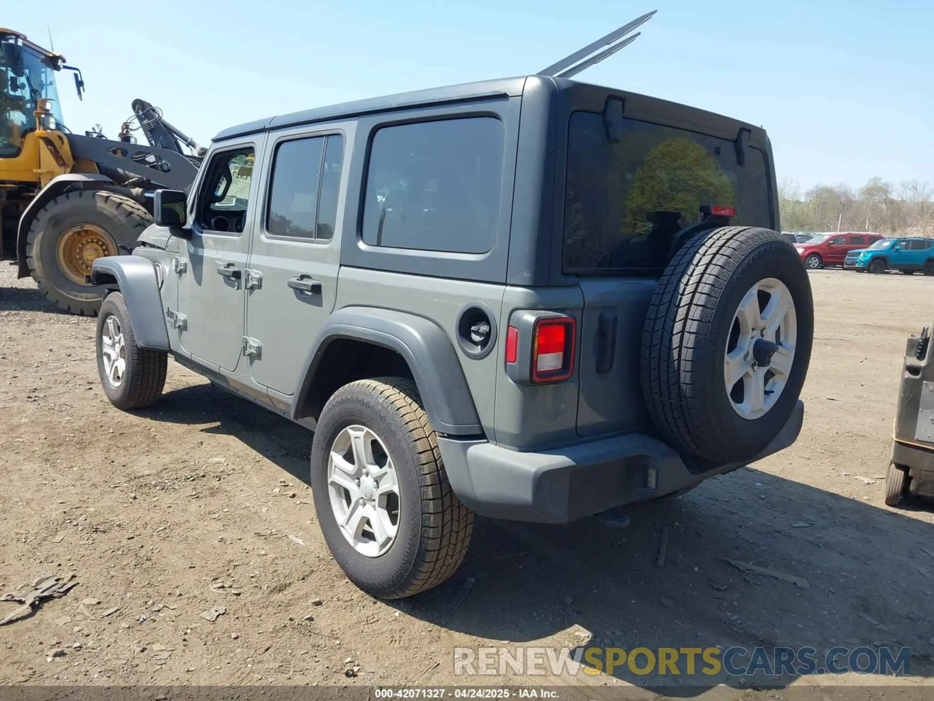 3 Фотография поврежденного автомобиля 1C4HJXDN4MW703859 JEEP WRANGLER UNLIMITED 2021