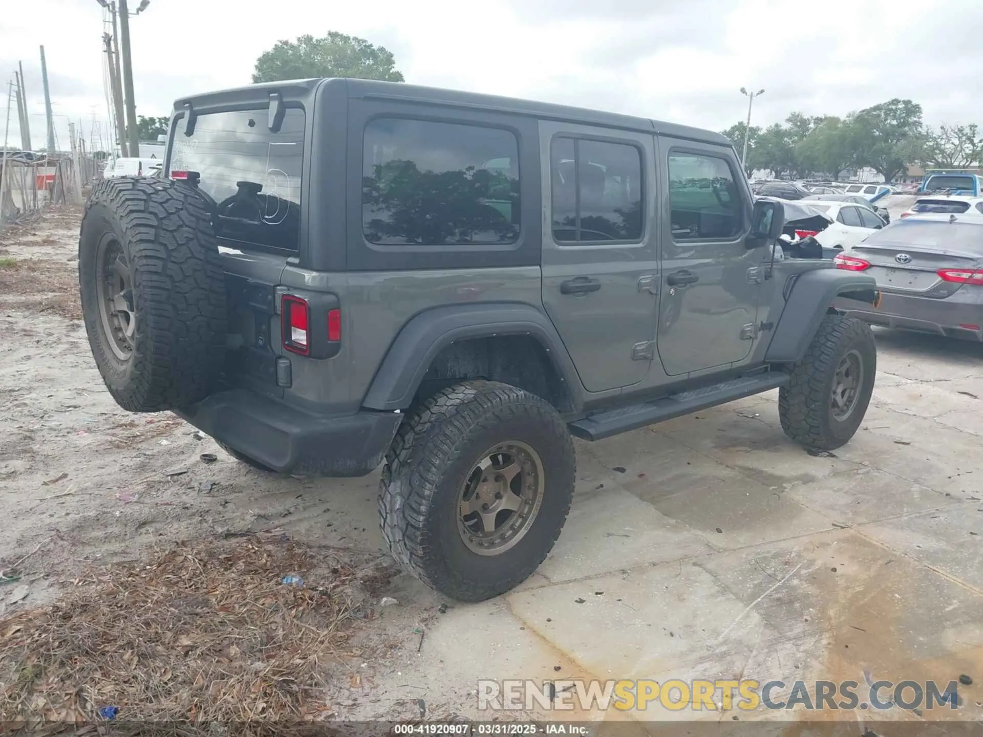 4 Фотография поврежденного автомобиля 1C4HJXDN4MW814525 JEEP WRANGLER UNLIMITED 2021