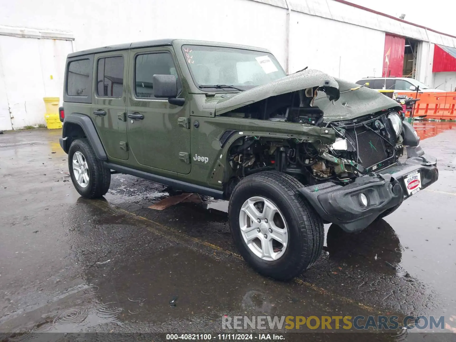 1 Фотография поврежденного автомобиля 1C4HJXDN5MW592125 JEEP WRANGLER UNLIMITED 2021