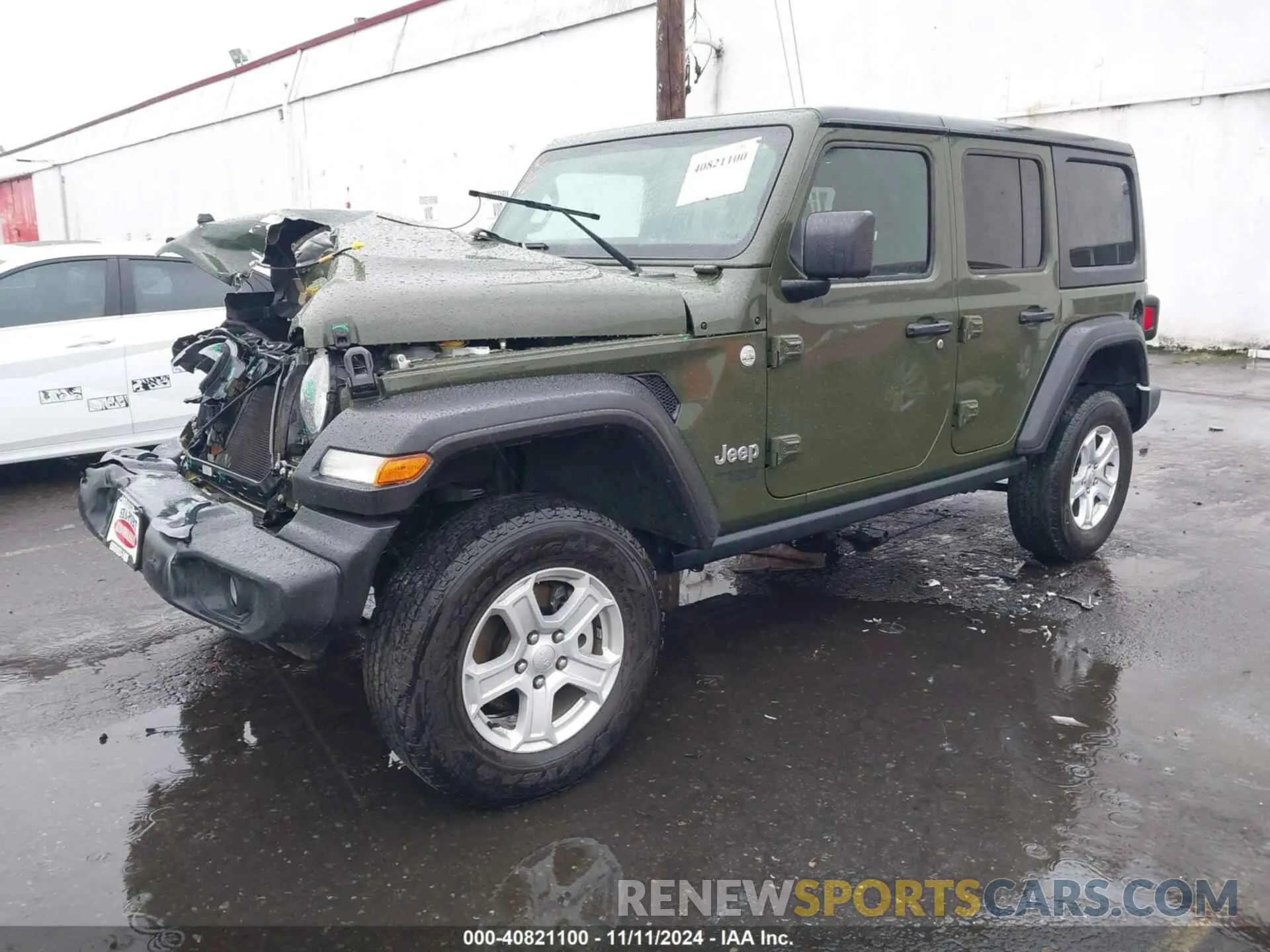 2 Фотография поврежденного автомобиля 1C4HJXDN5MW592125 JEEP WRANGLER UNLIMITED 2021