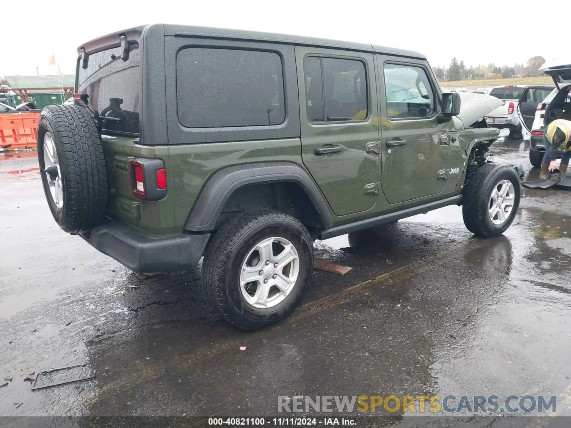 4 Фотография поврежденного автомобиля 1C4HJXDN5MW592125 JEEP WRANGLER UNLIMITED 2021