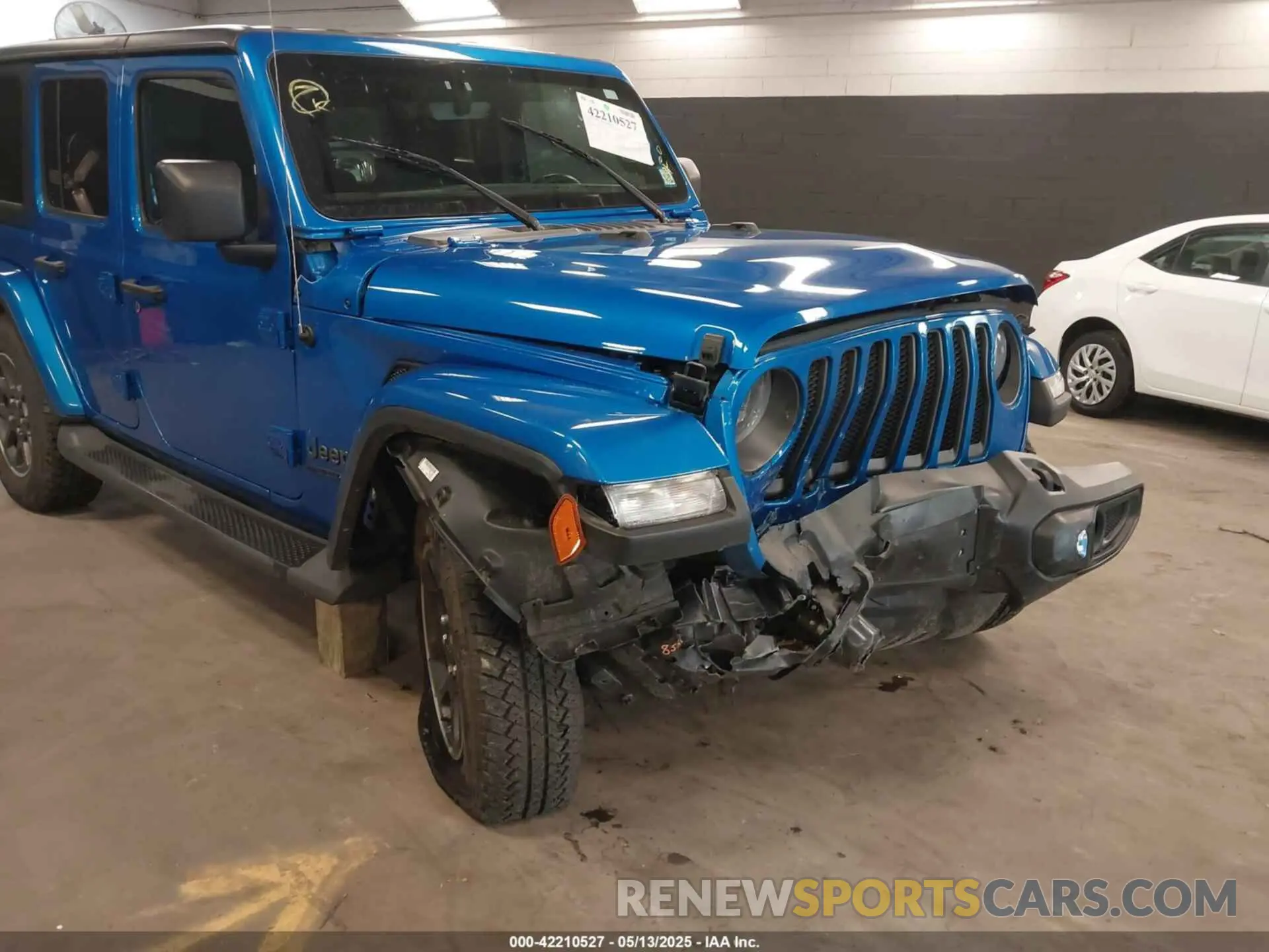 6 Photograph of a damaged car 1C4HJXDN5MW717673 JEEP WRANGLER UNLIMITED 2021