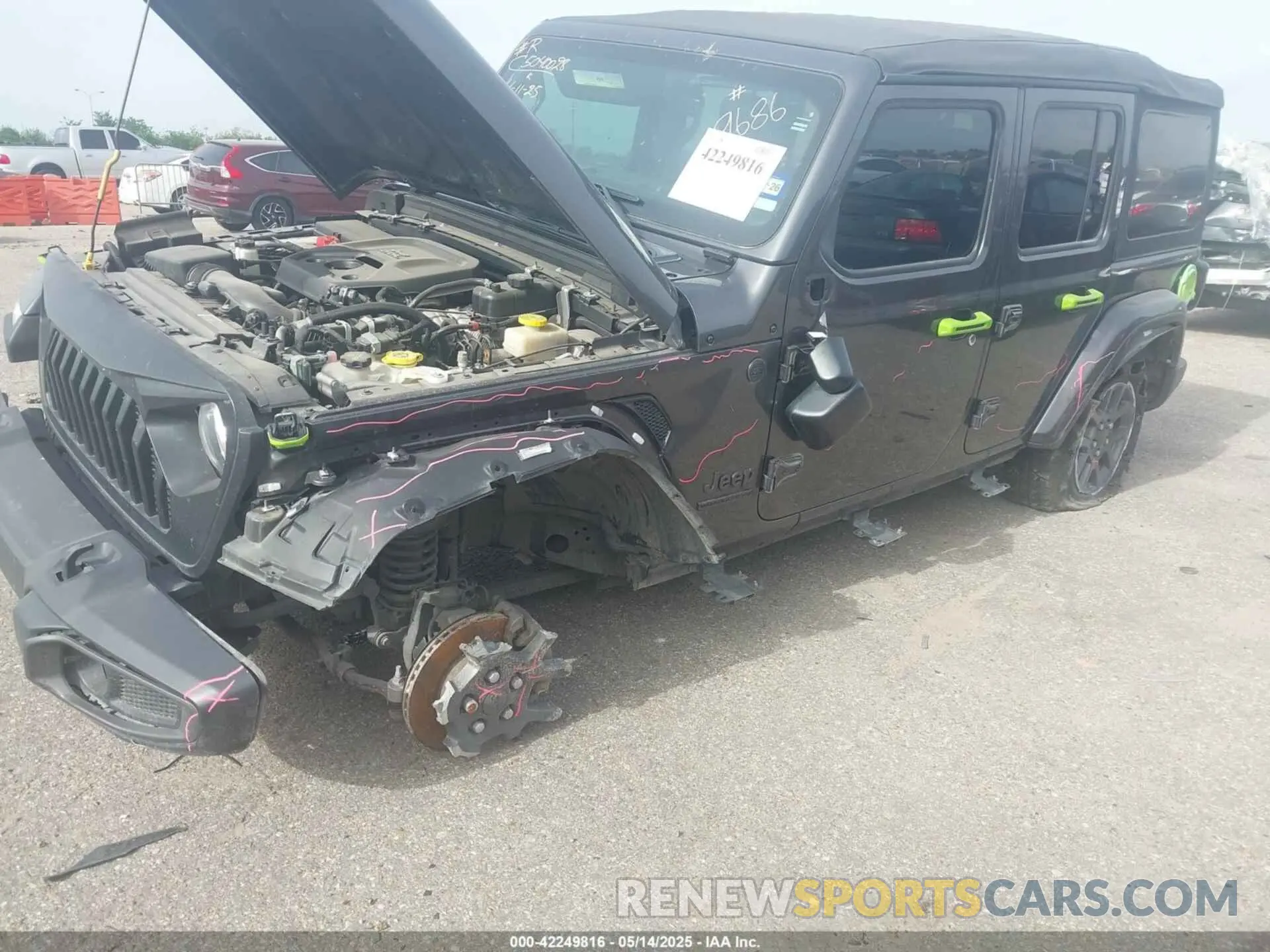 6 Photograph of a damaged car 1C4HJXDN6MW549686 JEEP WRANGLER UNLIMITED 2021
