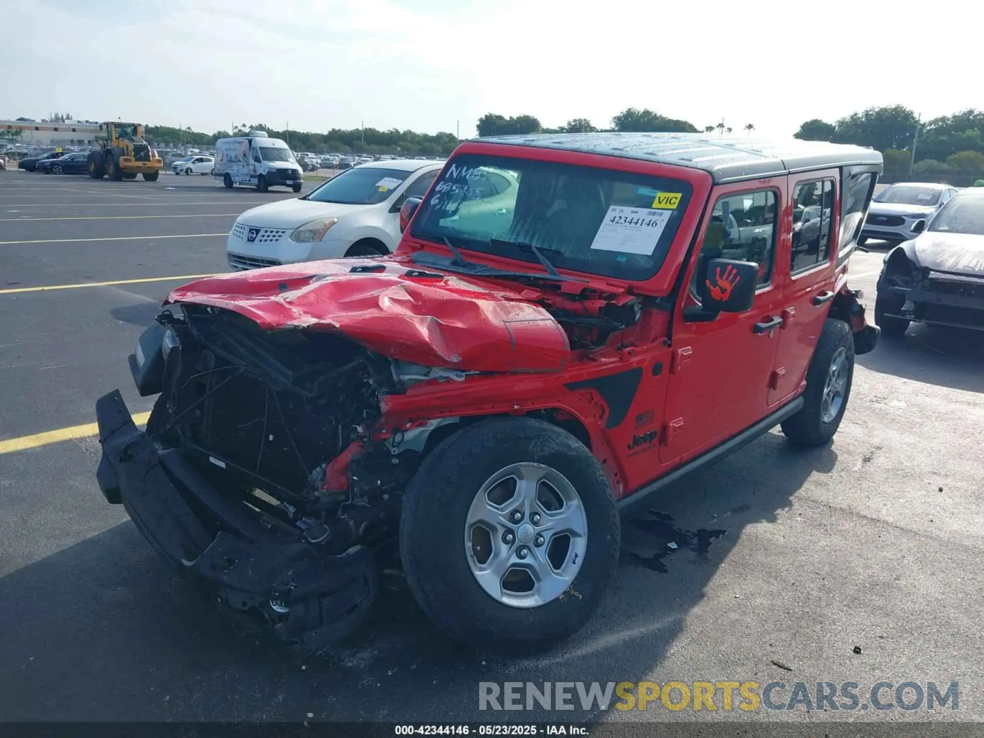 6 Photograph of a damaged car 1C4HJXDN6MW685705 JEEP WRANGLER UNLIMITED 2021