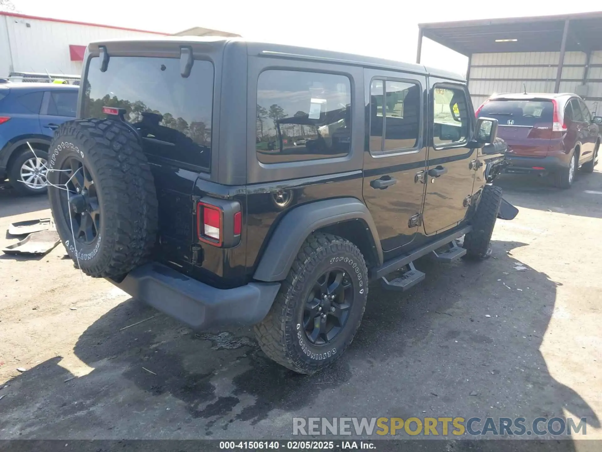 4 Photograph of a damaged car 1C4HJXDN6MW812565 JEEP WRANGLER UNLIMITED 2021