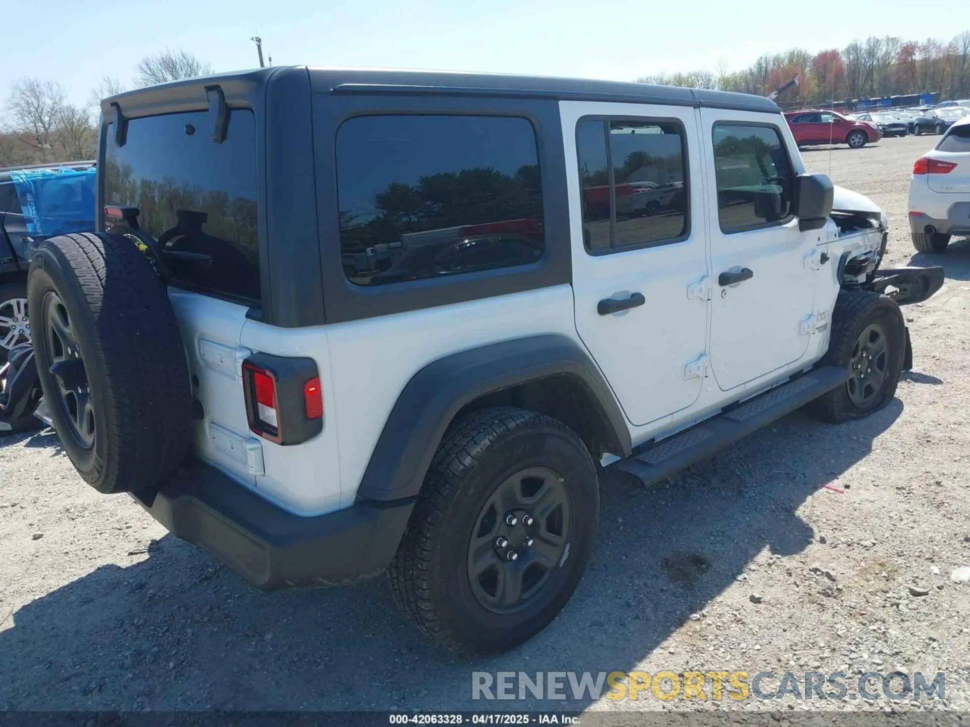 4 Фотография поврежденного автомобиля 1C4HJXDN7MW506345 JEEP WRANGLER UNLIMITED 2021