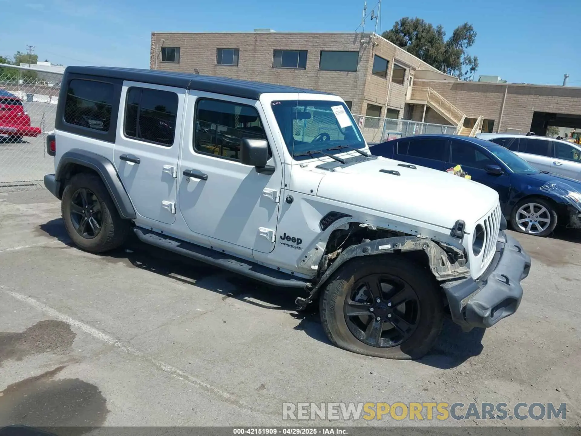 1 Фотография поврежденного автомобиля 1C4HJXDN7MW562916 JEEP WRANGLER UNLIMITED 2021
