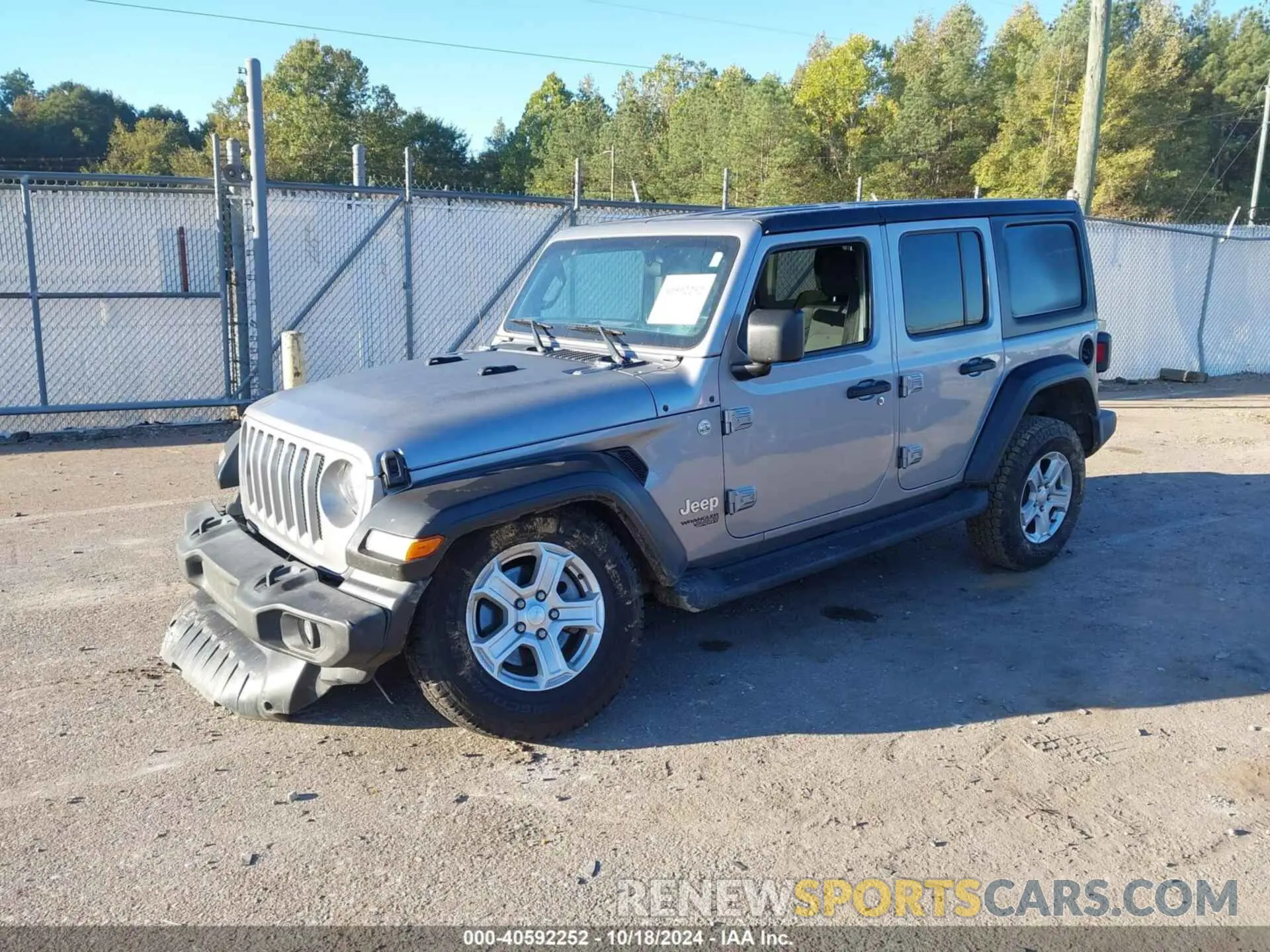 2 Photograph of a damaged car 1C4HJXDN7MW592756 JEEP WRANGLER UNLIMITED 2021