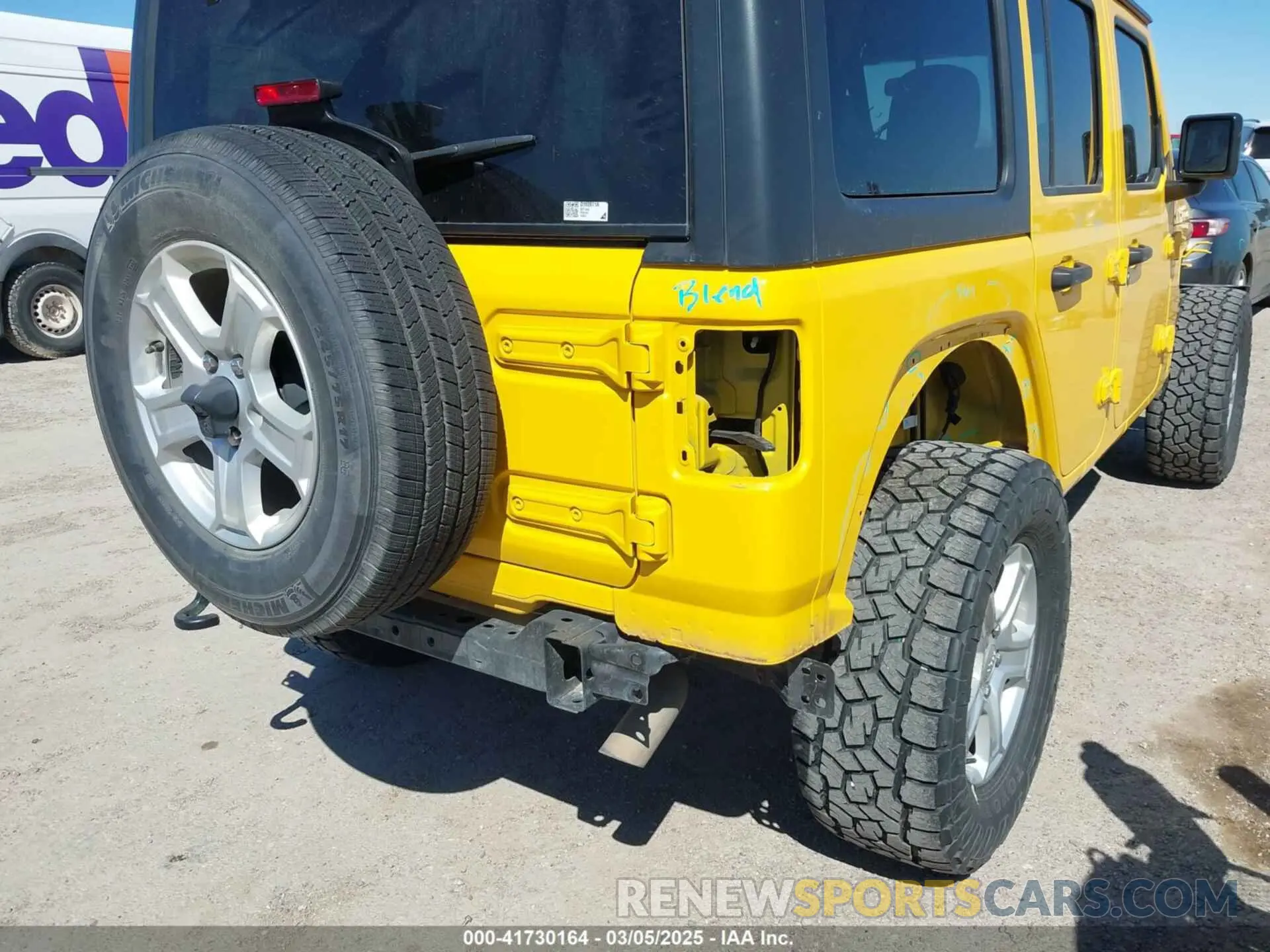 6 Фотография поврежденного автомобиля 1C4HJXDN8MW511747 JEEP WRANGLER UNLIMITED 2021
