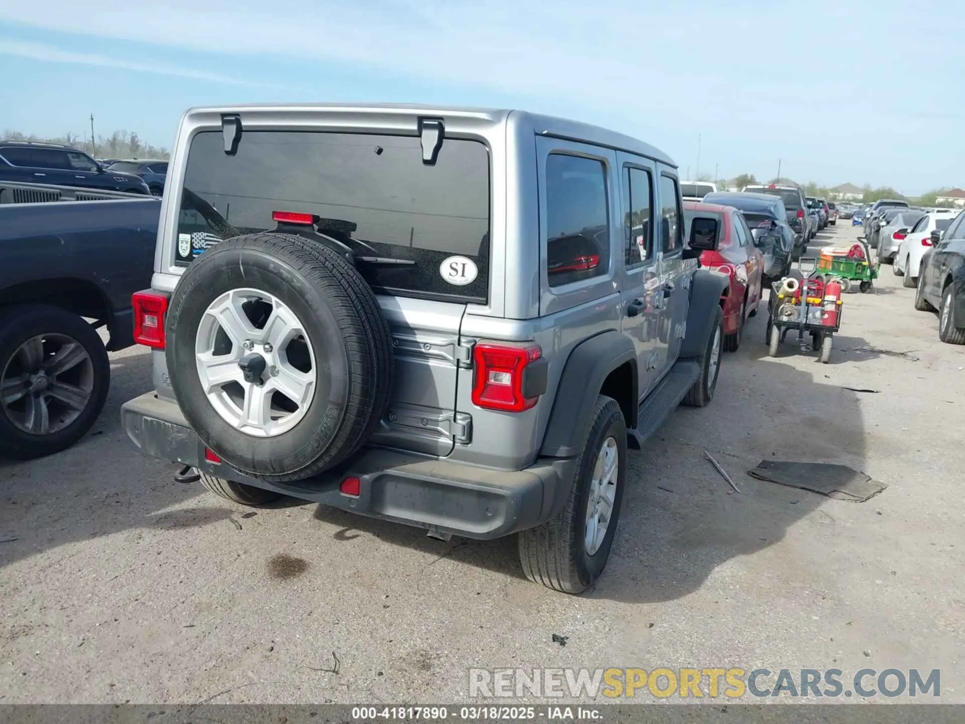 4 Фотография поврежденного автомобиля 1C4HJXDN8MW532307 JEEP WRANGLER UNLIMITED 2021