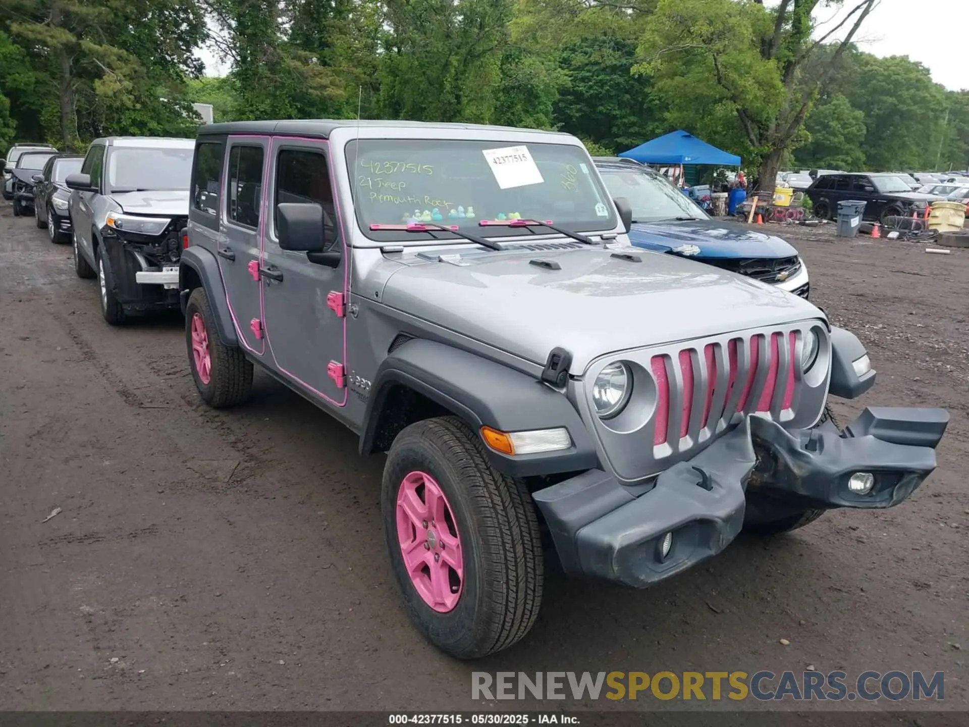 1 Фотография поврежденного автомобиля 1C4HJXDN8MW637302 JEEP WRANGLER UNLIMITED 2021