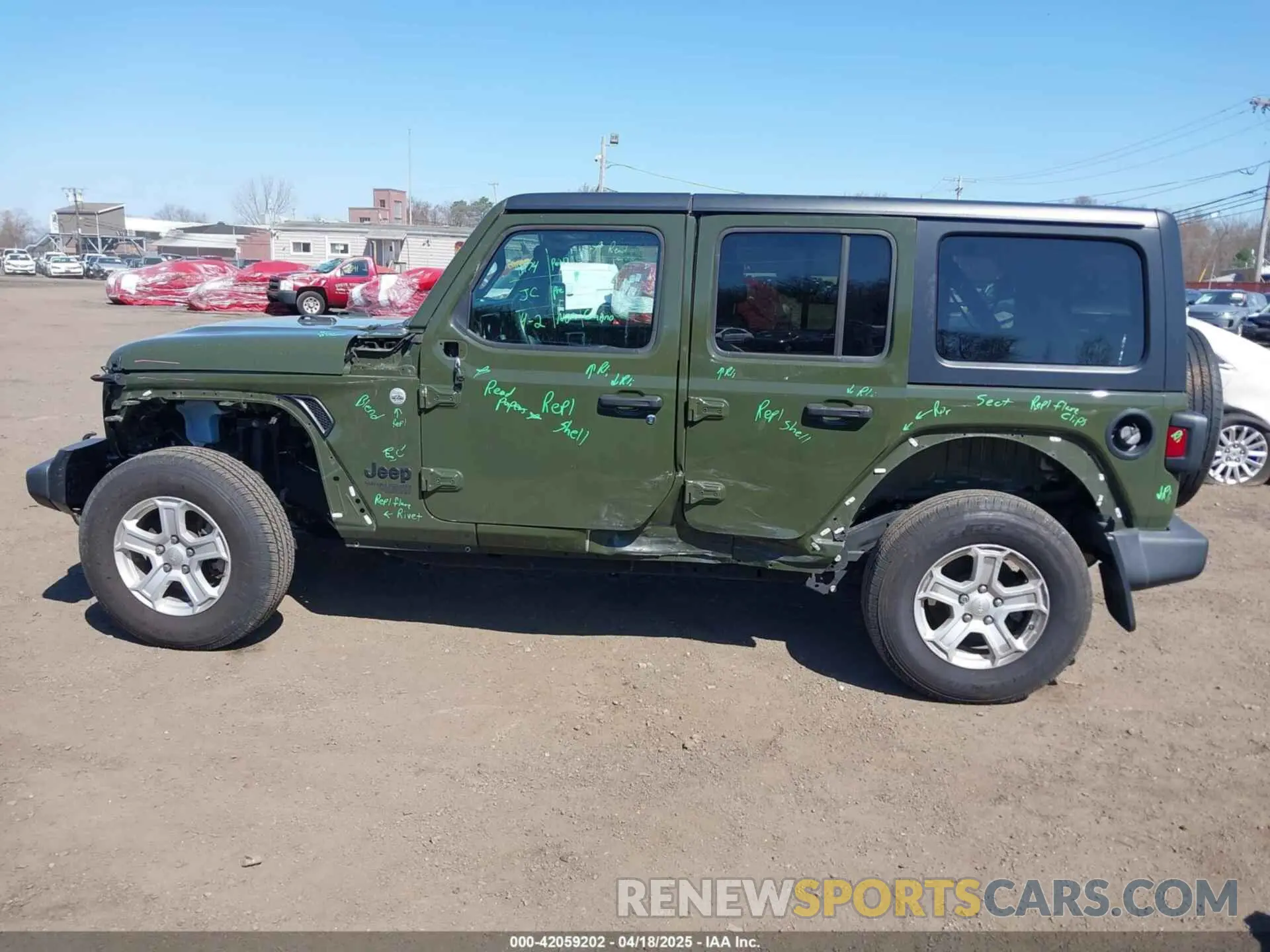 14 Фотография поврежденного автомобиля 1C4HJXDN8MW701628 JEEP WRANGLER UNLIMITED 2021