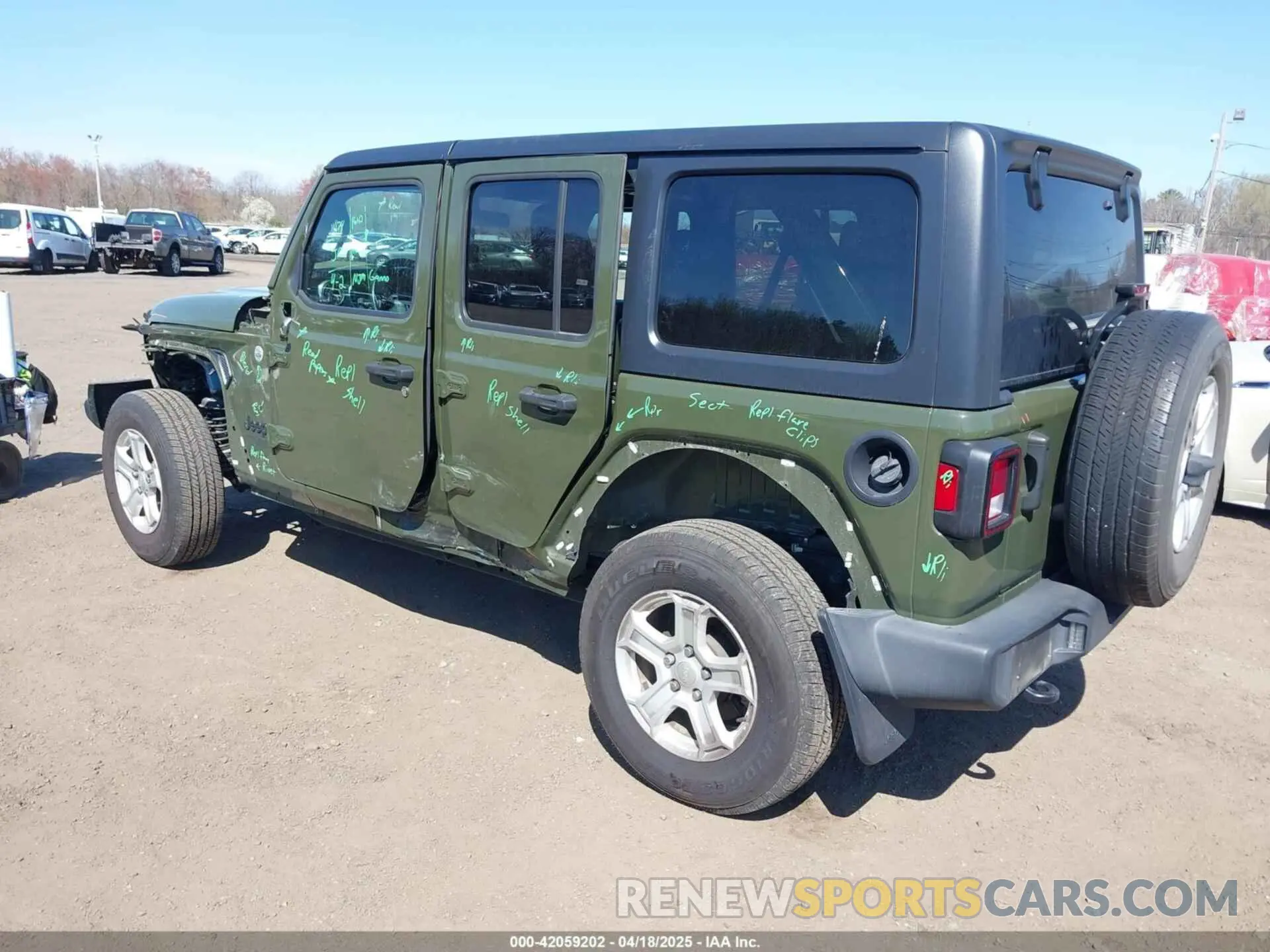 3 Фотография поврежденного автомобиля 1C4HJXDN8MW701628 JEEP WRANGLER UNLIMITED 2021