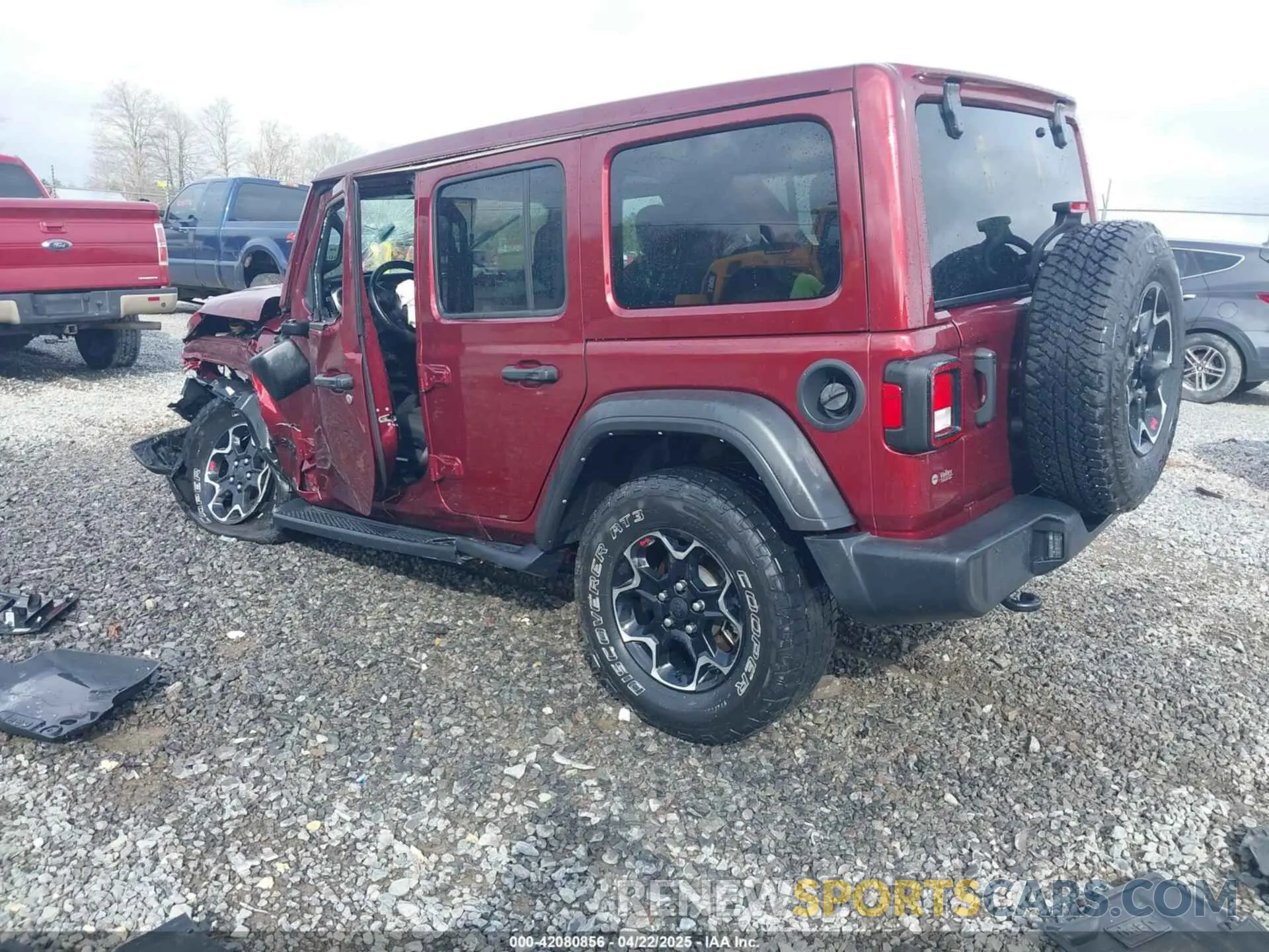 3 Фотография поврежденного автомобиля 1C4HJXDN8MW714976 JEEP WRANGLER UNLIMITED 2021