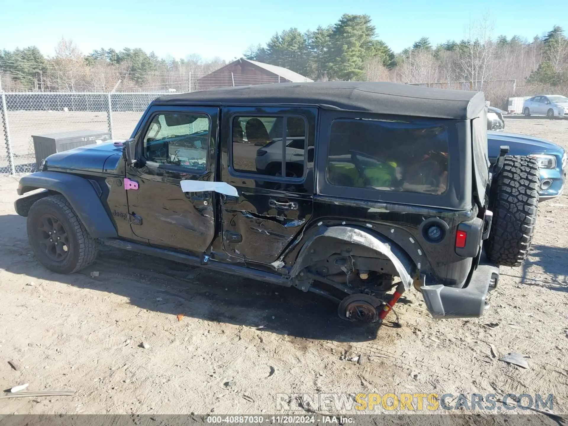 14 Photograph of a damaged car 1C4HJXDN8MW773686 JEEP WRANGLER UNLIMITED 2021