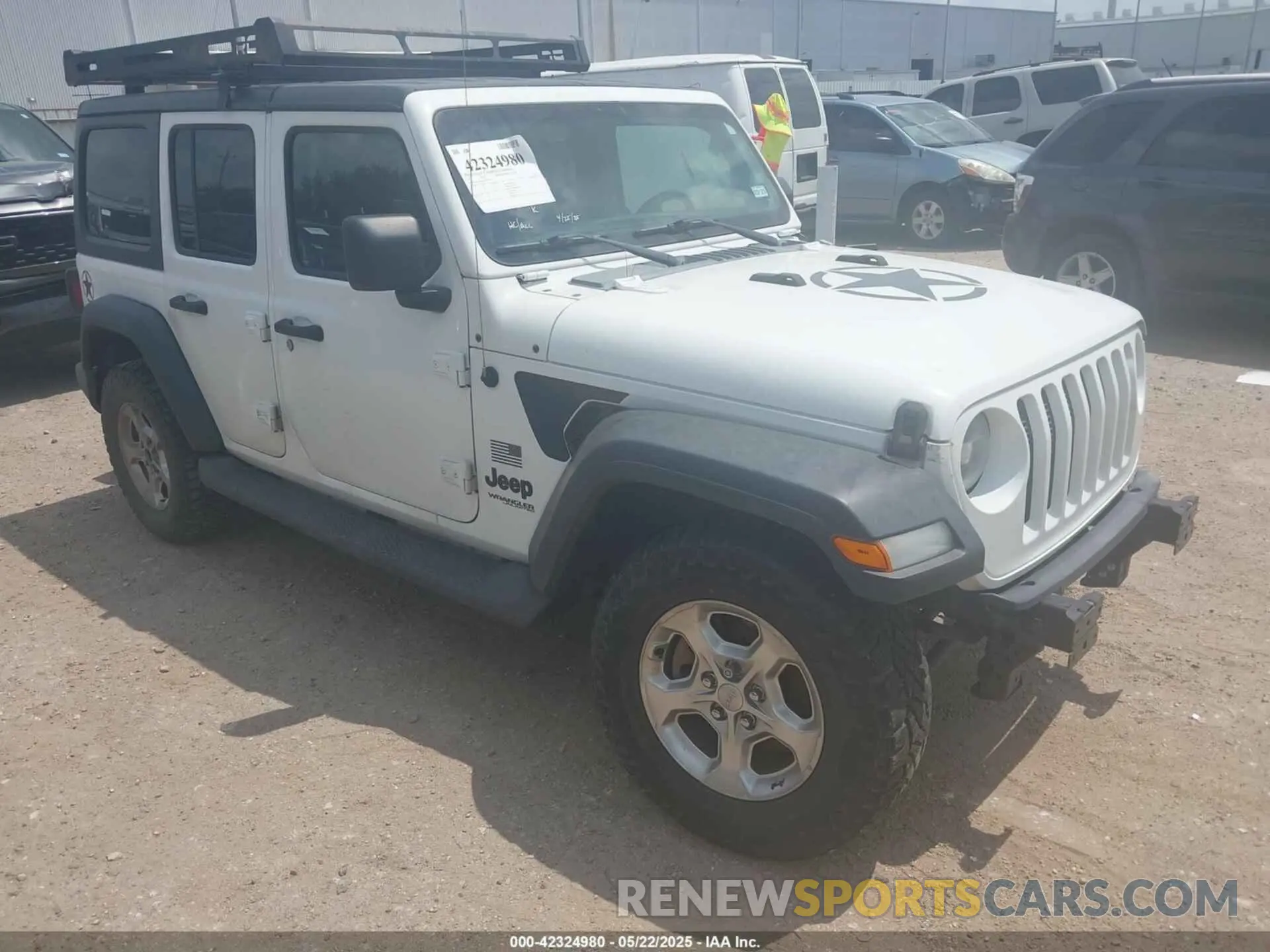 1 Photograph of a damaged car 1C4HJXDNXMW623210 JEEP WRANGLER UNLIMITED 2021