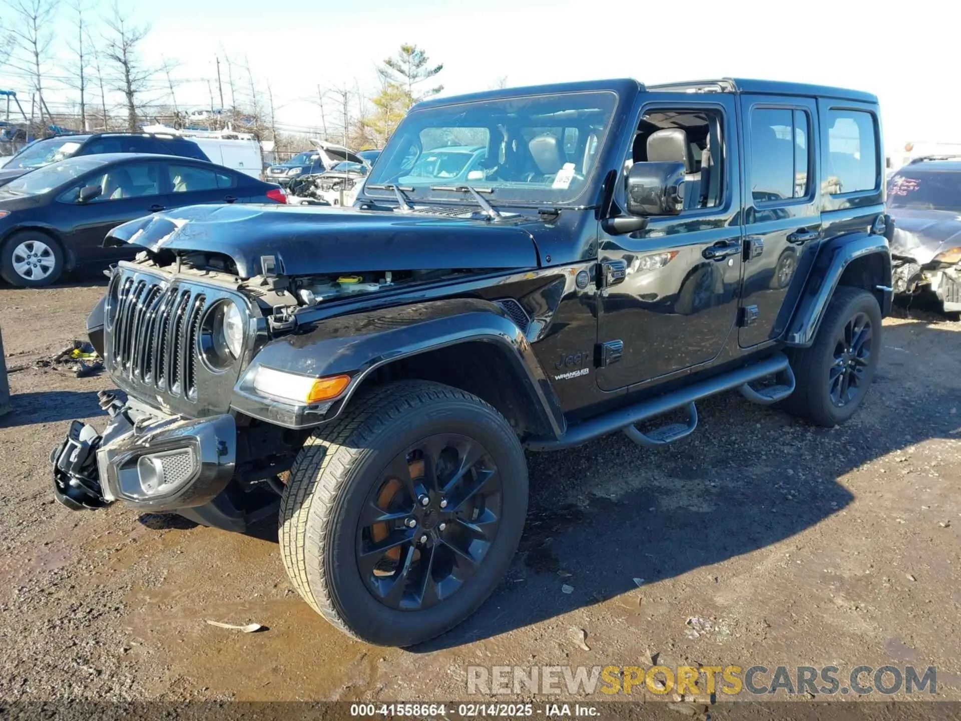 2 Photograph of a damaged car 1C4HJXEG4MW521174 JEEP WRANGLER UNLIMITED 2021