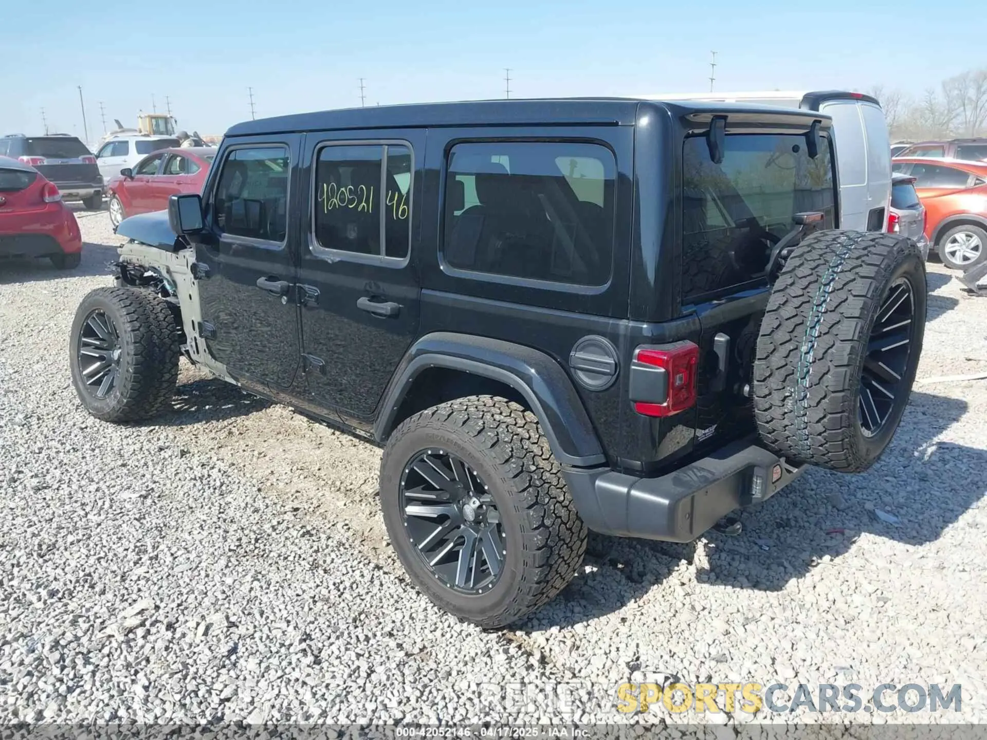 3 Фотография поврежденного автомобиля 1C4HJXEG4MW650547 JEEP WRANGLER UNLIMITED 2021
