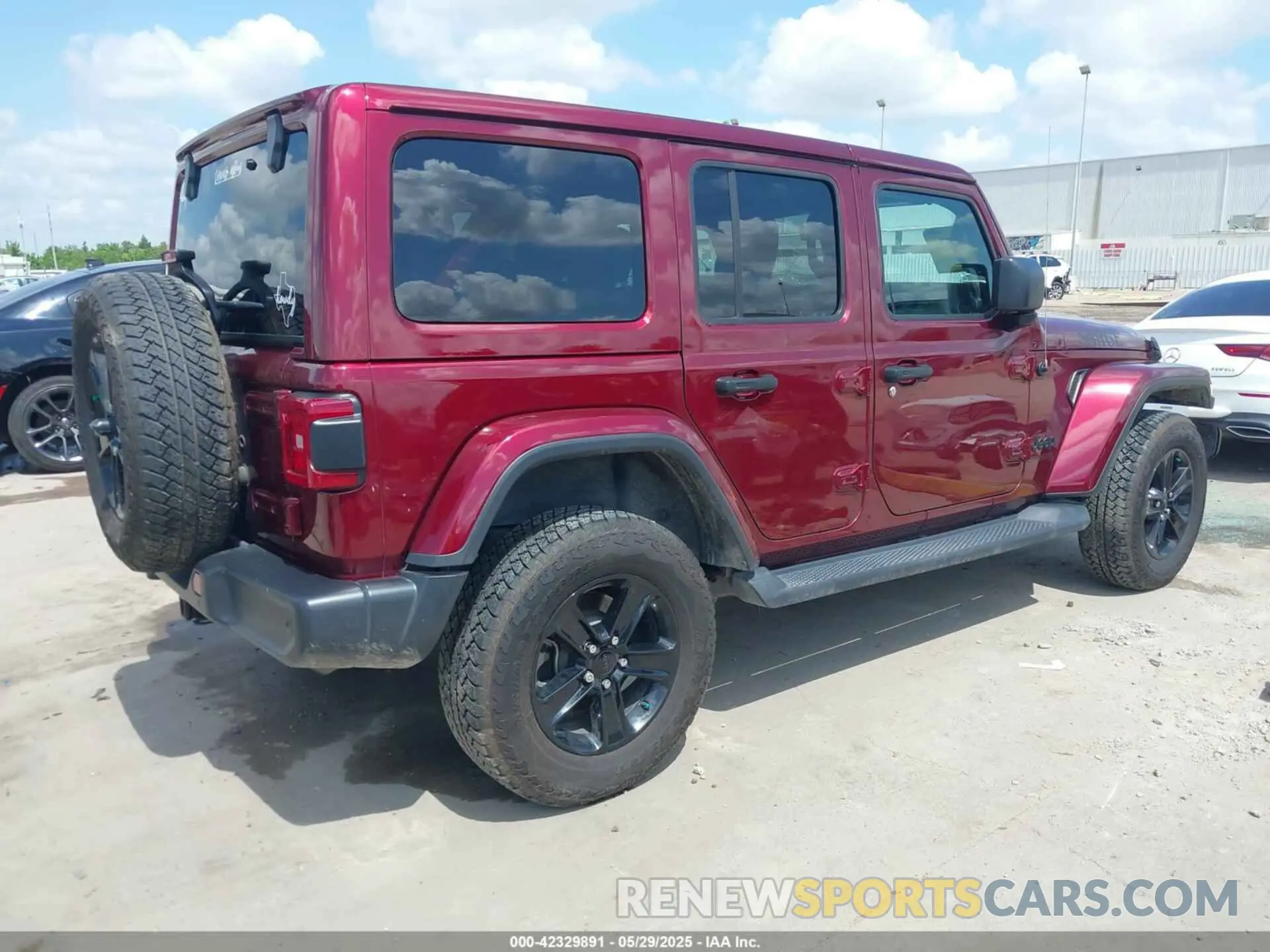 4 Фотография поврежденного автомобиля 1C4HJXEG5MW649214 JEEP WRANGLER UNLIMITED 2021