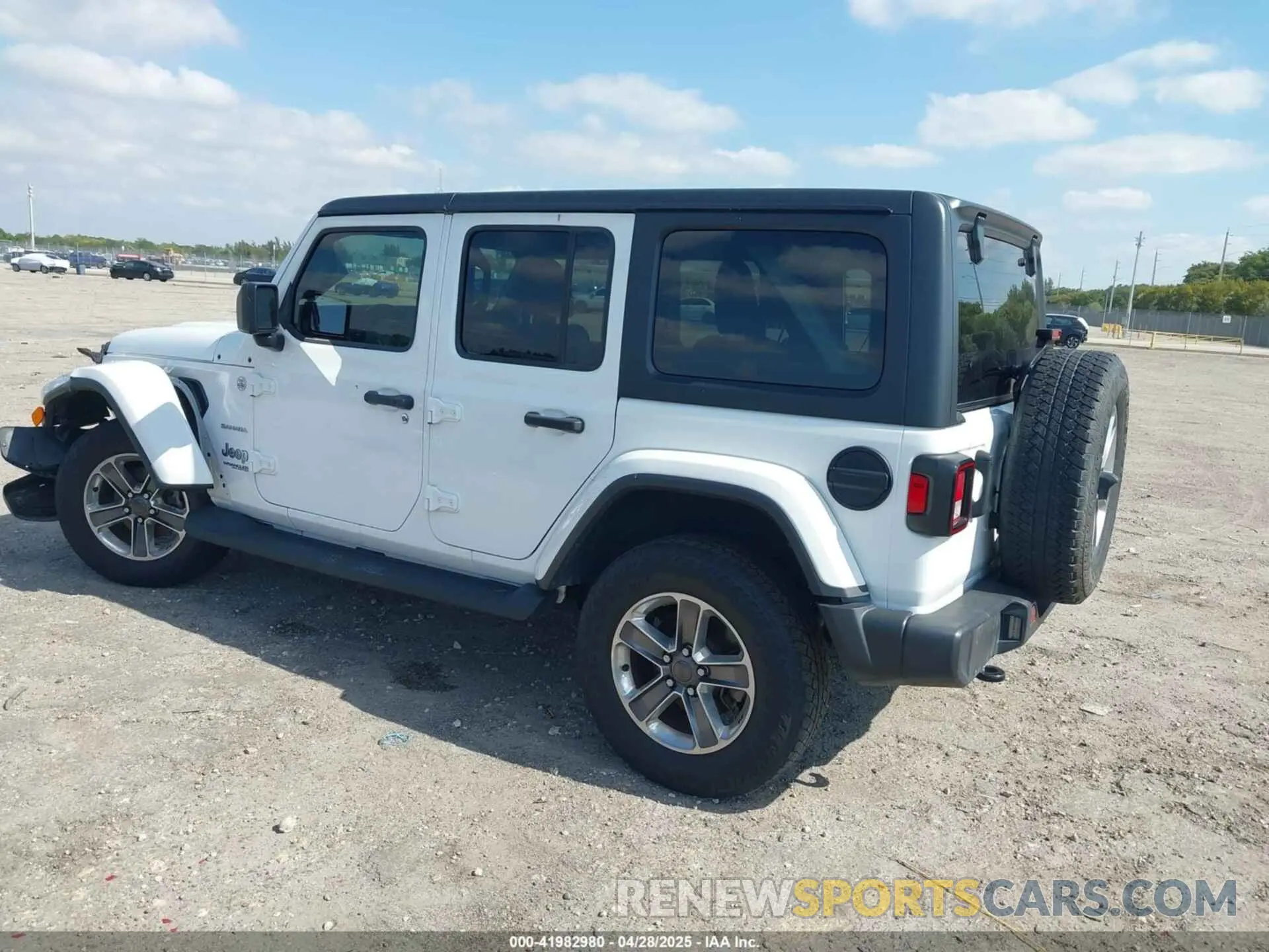 3 Photograph of a damaged car 1C4HJXEG8MW612190 JEEP WRANGLER UNLIMITED 2021