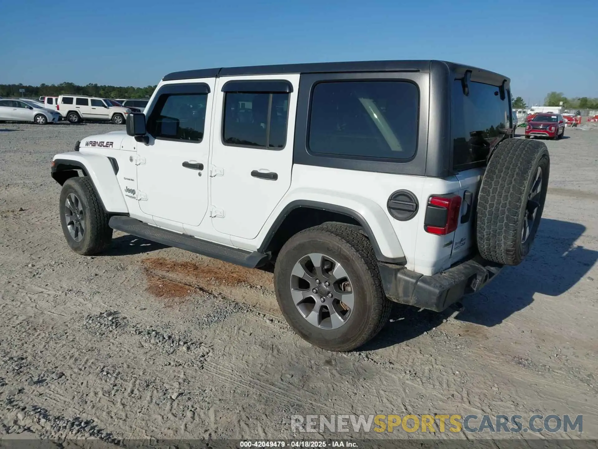 3 Фотография поврежденного автомобиля 1C4HJXEM1MW684340 JEEP WRANGLER UNLIMITED 2021