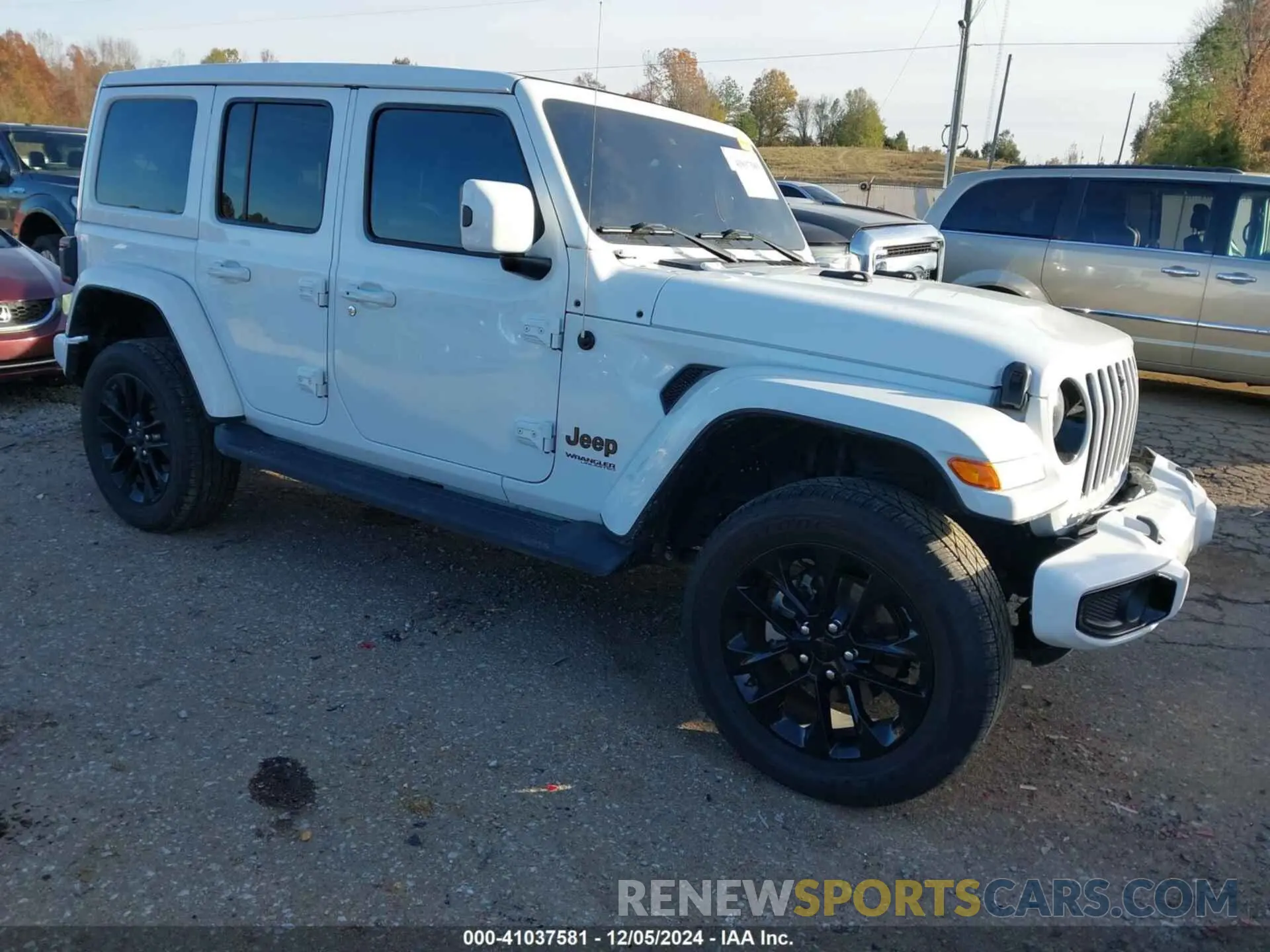1 Photograph of a damaged car 1C4HJXEM4MW749276 JEEP WRANGLER UNLIMITED 2021