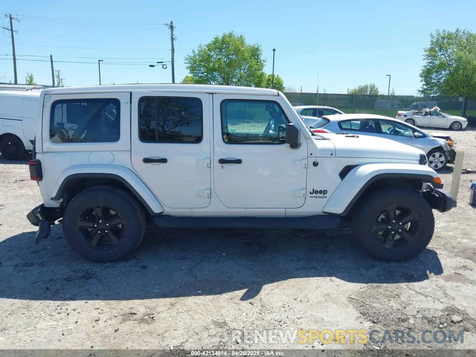 14 Photograph of a damaged car 1C4HJXEN2MW528137 JEEP WRANGLER UNLIMITED 2021