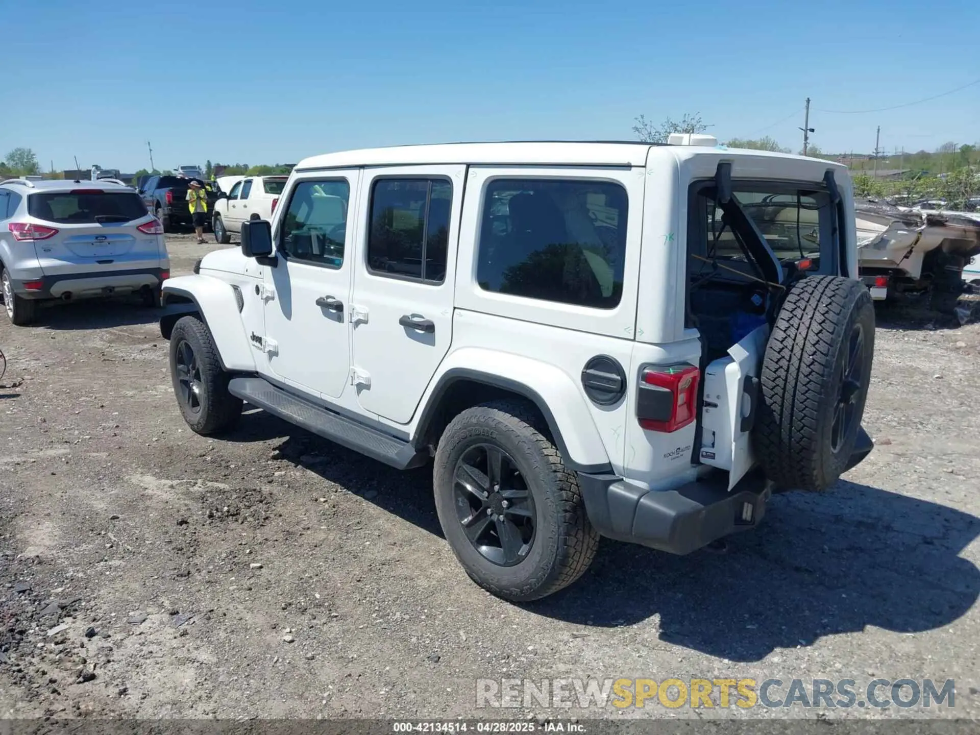3 Photograph of a damaged car 1C4HJXEN2MW528137 JEEP WRANGLER UNLIMITED 2021