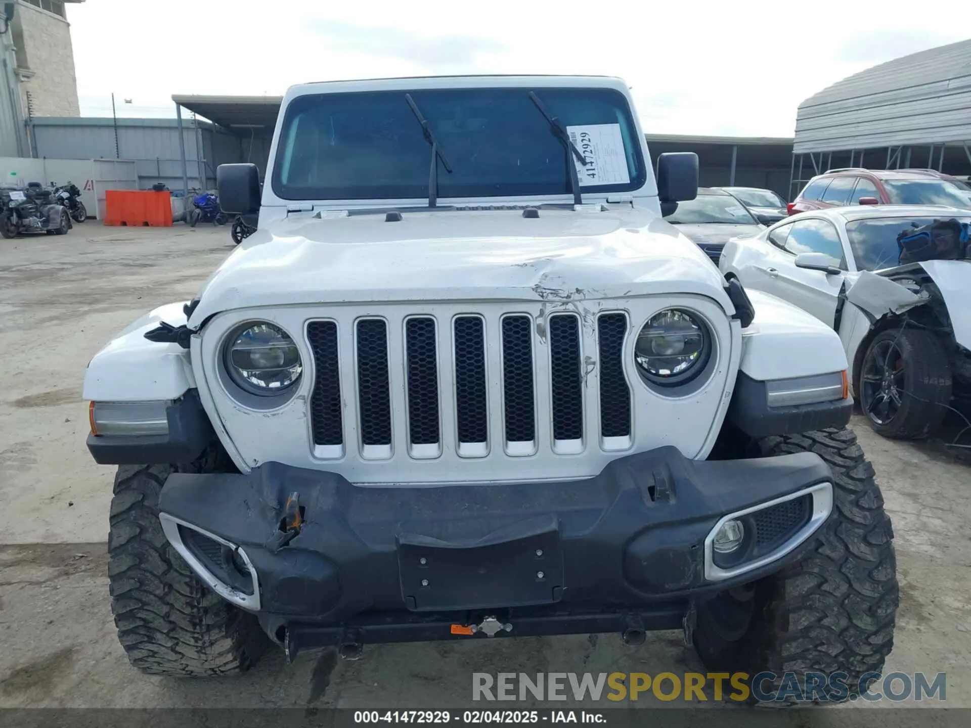 12 Photograph of a damaged car 1C4HJXEN3MW717895 JEEP WRANGLER UNLIMITED 2021