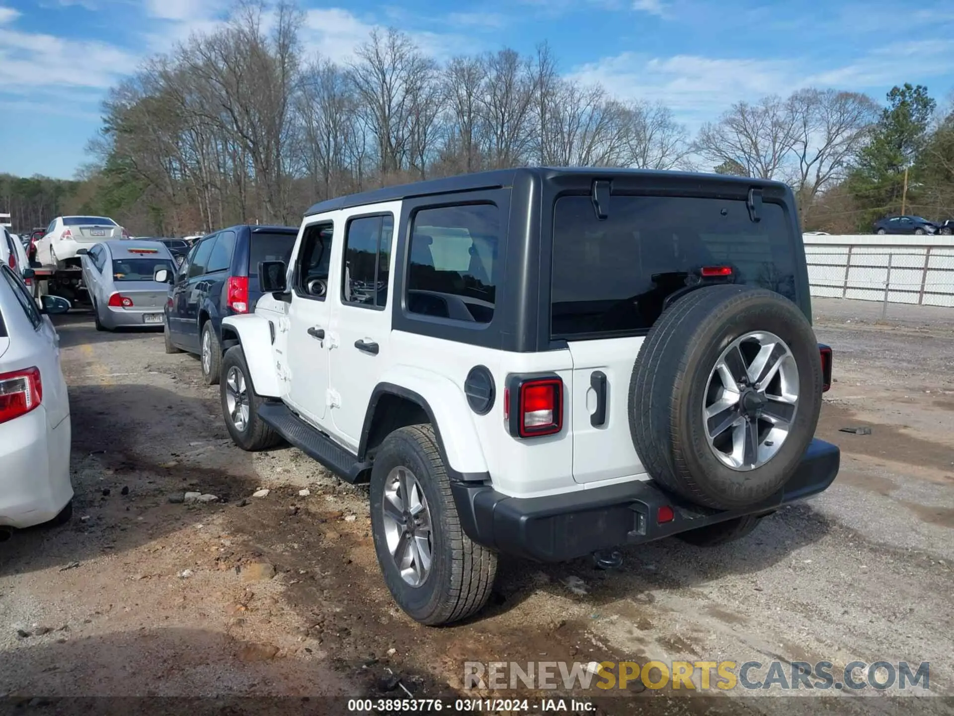 3 Фотография поврежденного автомобиля 1C4HJXEN7MW592920 JEEP WRANGLER UNLIMITED 2021
