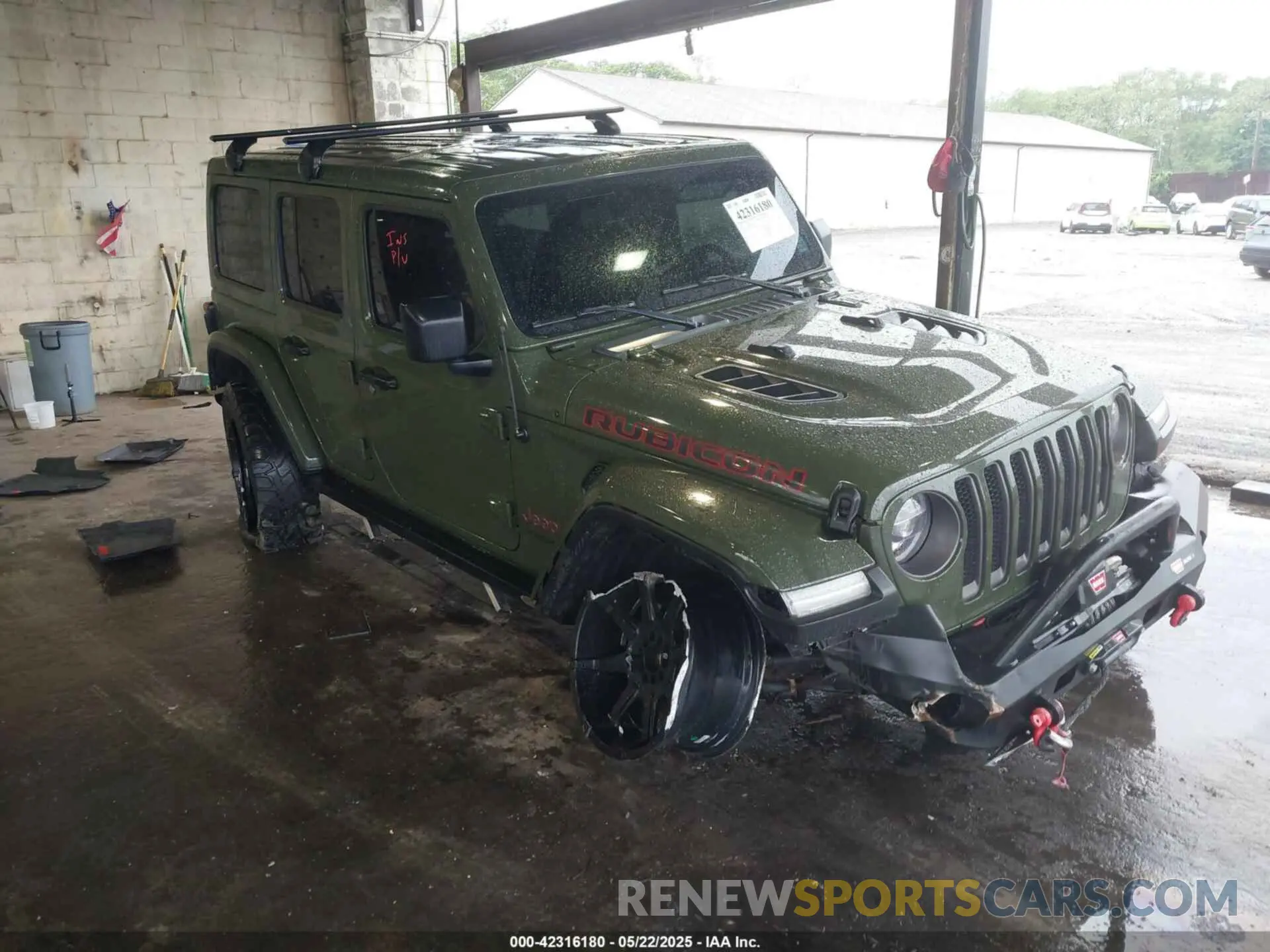 1 Photograph of a damaged car 1C4HJXFG4MW543254 JEEP WRANGLER UNLIMITED 2021