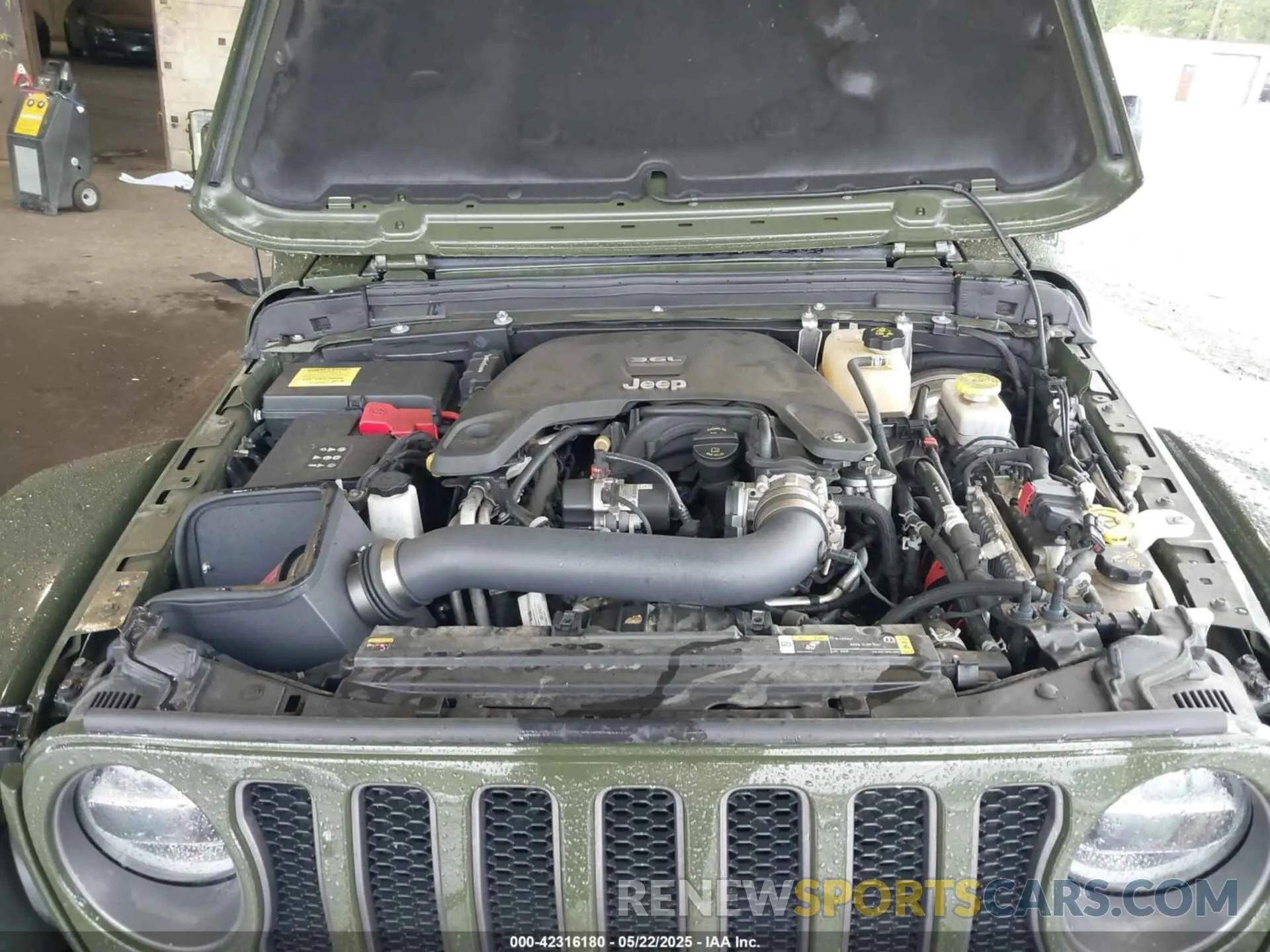 10 Photograph of a damaged car 1C4HJXFG4MW543254 JEEP WRANGLER UNLIMITED 2021