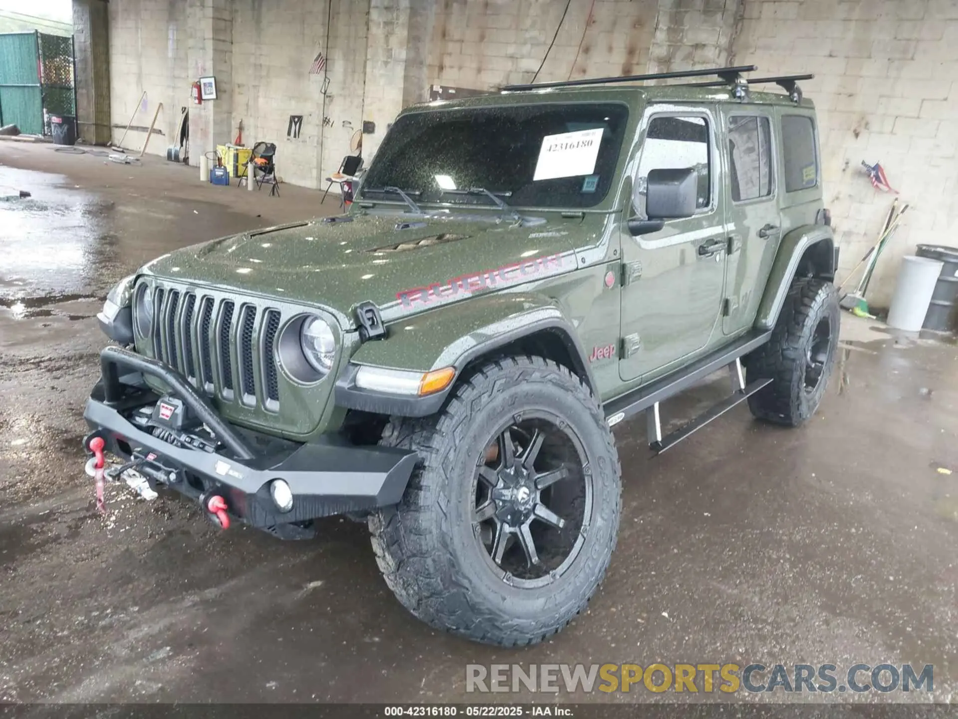 2 Photograph of a damaged car 1C4HJXFG4MW543254 JEEP WRANGLER UNLIMITED 2021