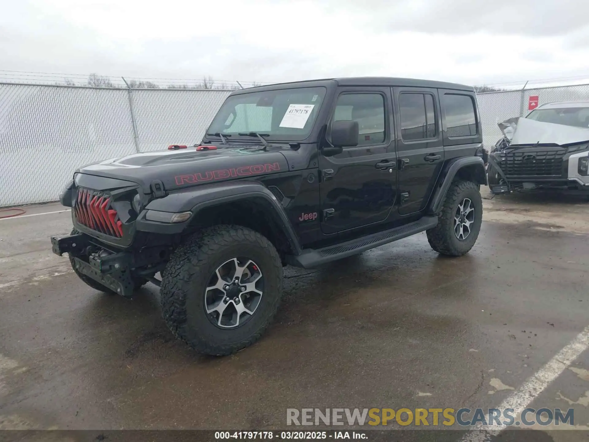 2 Photograph of a damaged car 1C4HJXFG8MW775419 JEEP WRANGLER UNLIMITED 2021