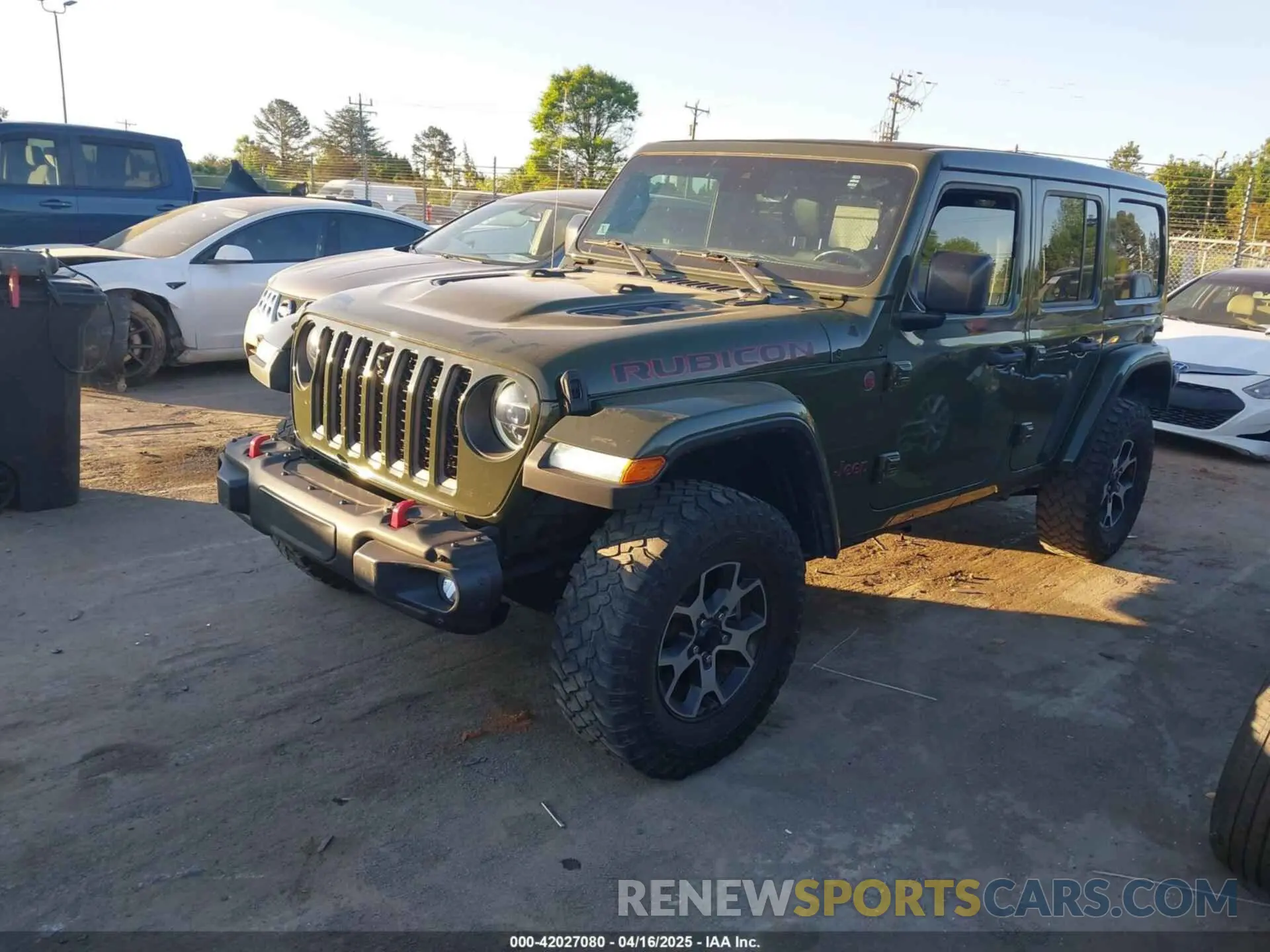 2 Photograph of a damaged car 1C4HJXFN1MW562424 JEEP WRANGLER UNLIMITED 2021