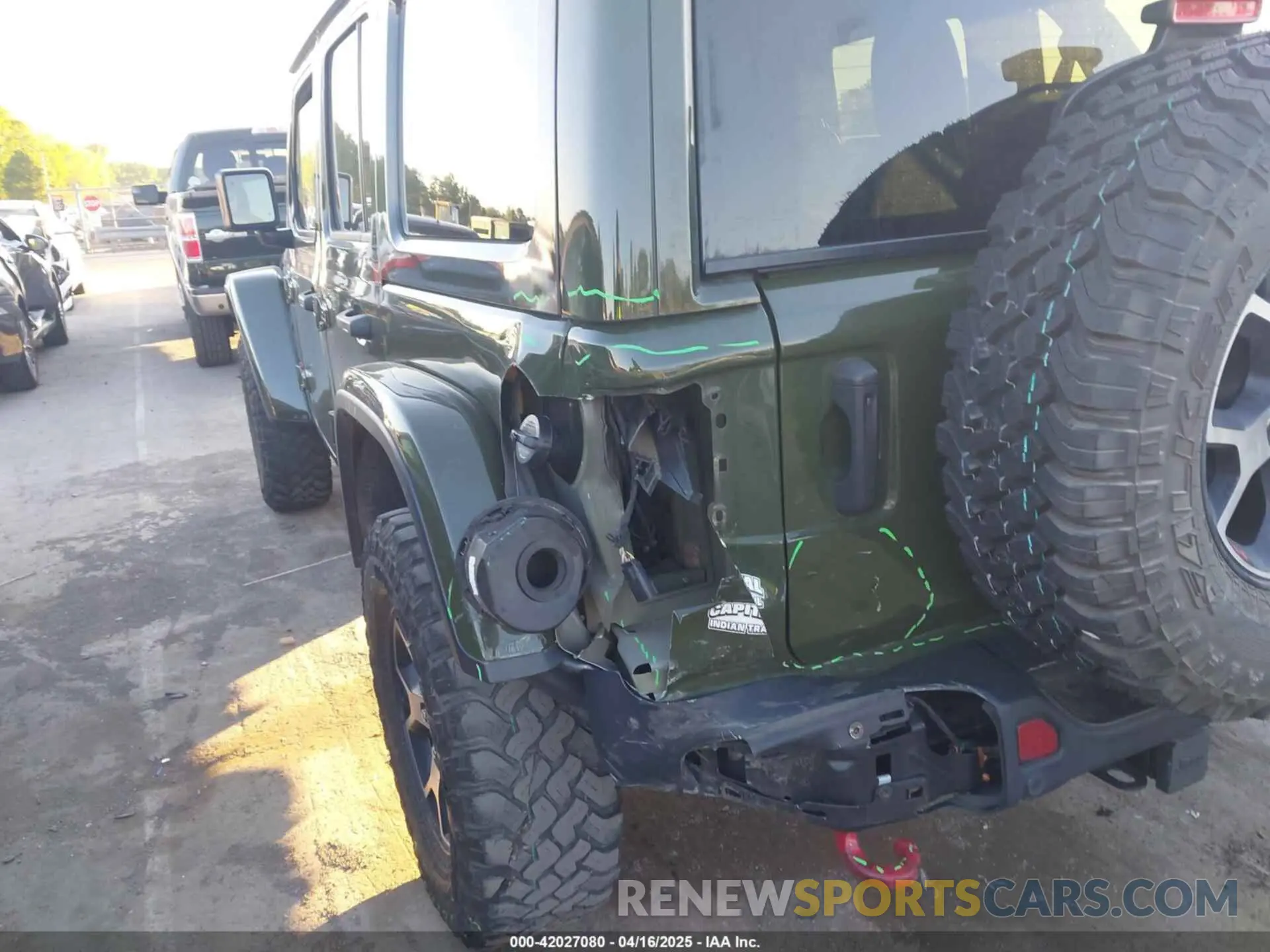 6 Photograph of a damaged car 1C4HJXFN1MW562424 JEEP WRANGLER UNLIMITED 2021