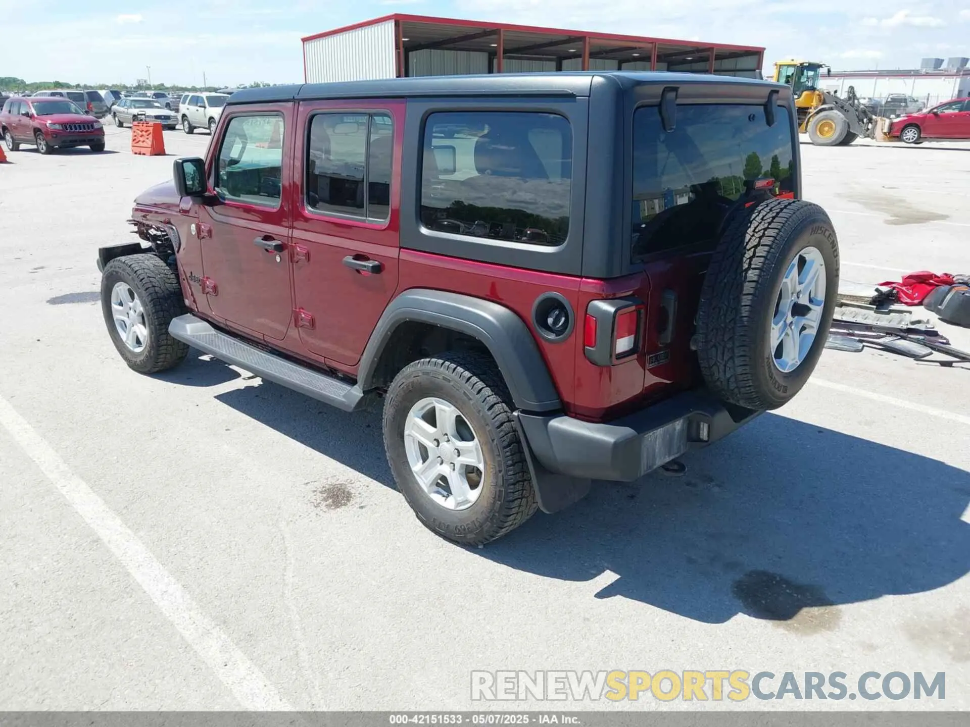 3 Photograph of a damaged car 1C4HJXKNXMW709412 JEEP WRANGLER UNLIMITED 2021