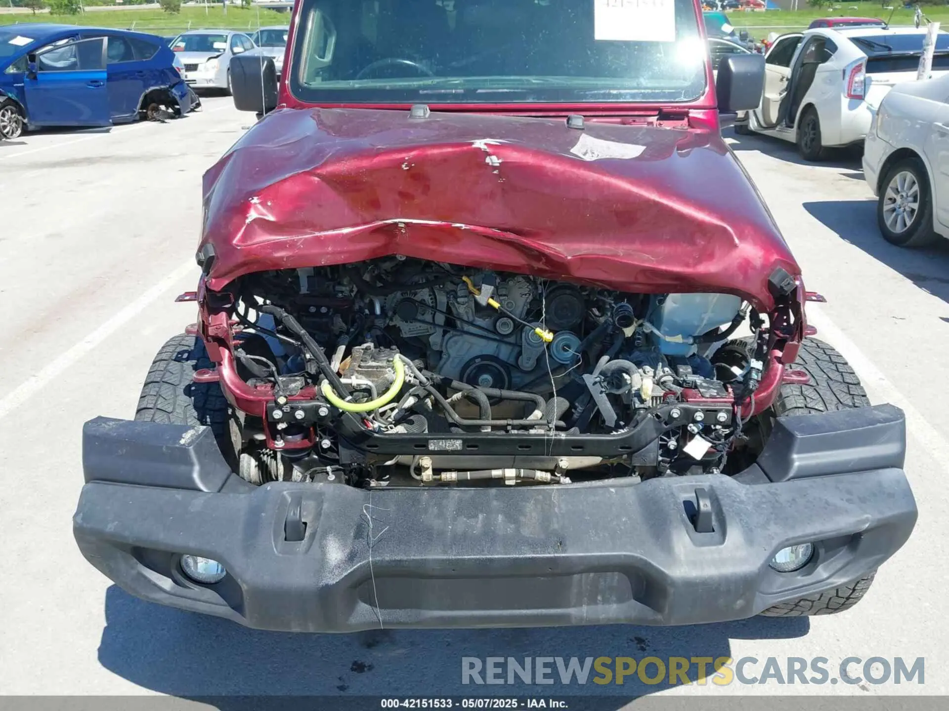 6 Photograph of a damaged car 1C4HJXKNXMW709412 JEEP WRANGLER UNLIMITED 2021