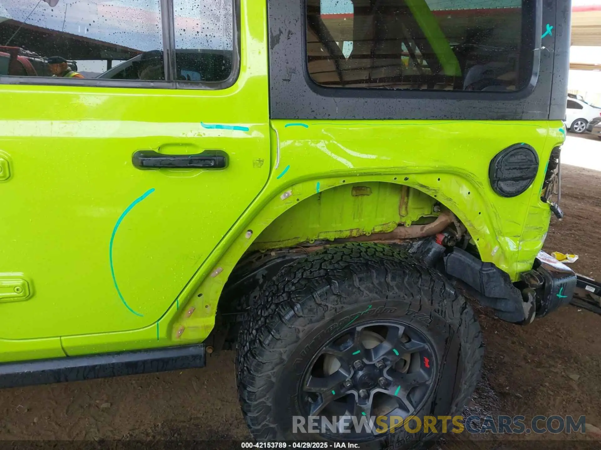 6 Photograph of a damaged car 1C4JJXFM4MW833906 JEEP WRANGLER UNLIMITED 2021