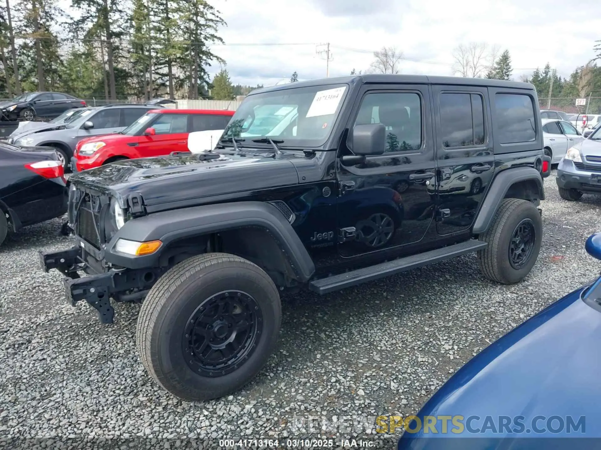 2 Photograph of a damaged car 1C4HJXDG1NW133757 JEEP WRANGLER UNLIMITED 2022
