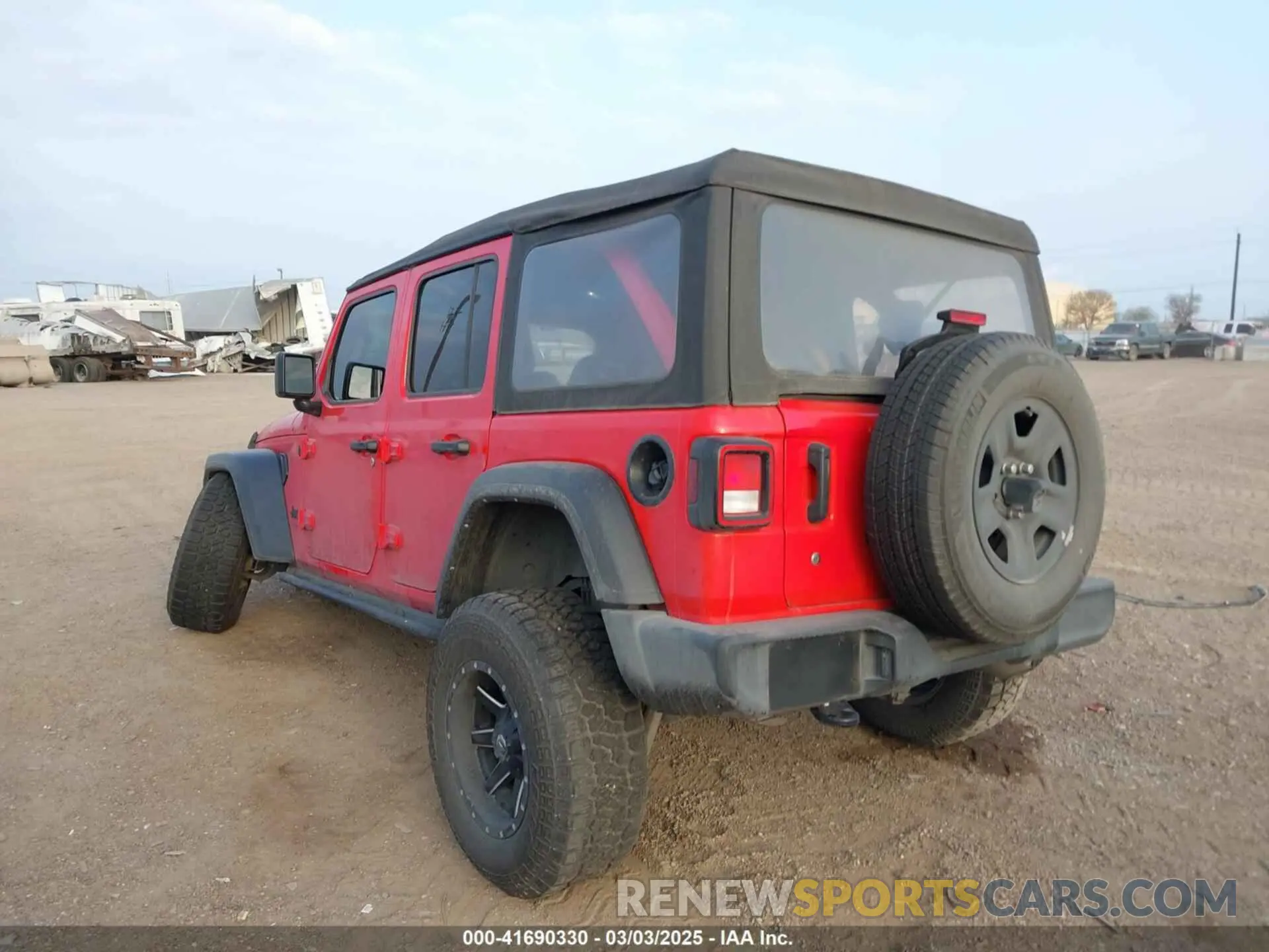 3 Photograph of a damaged car 1C4HJXDG1NW144404 JEEP WRANGLER UNLIMITED 2022