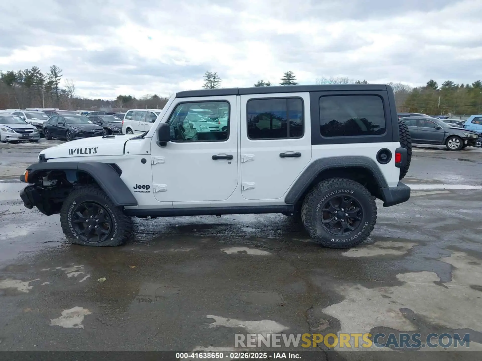 14 Photograph of a damaged car 1C4HJXDG3NW155467 JEEP WRANGLER UNLIMITED 2022