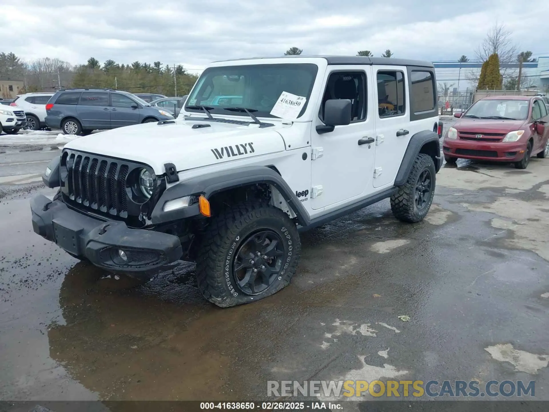 2 Photograph of a damaged car 1C4HJXDG3NW155467 JEEP WRANGLER UNLIMITED 2022