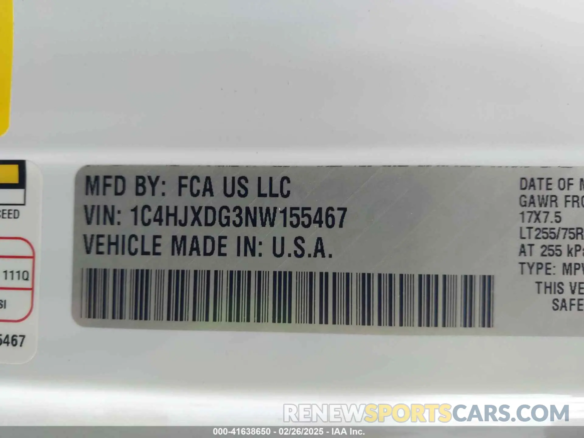 9 Photograph of a damaged car 1C4HJXDG3NW155467 JEEP WRANGLER UNLIMITED 2022
