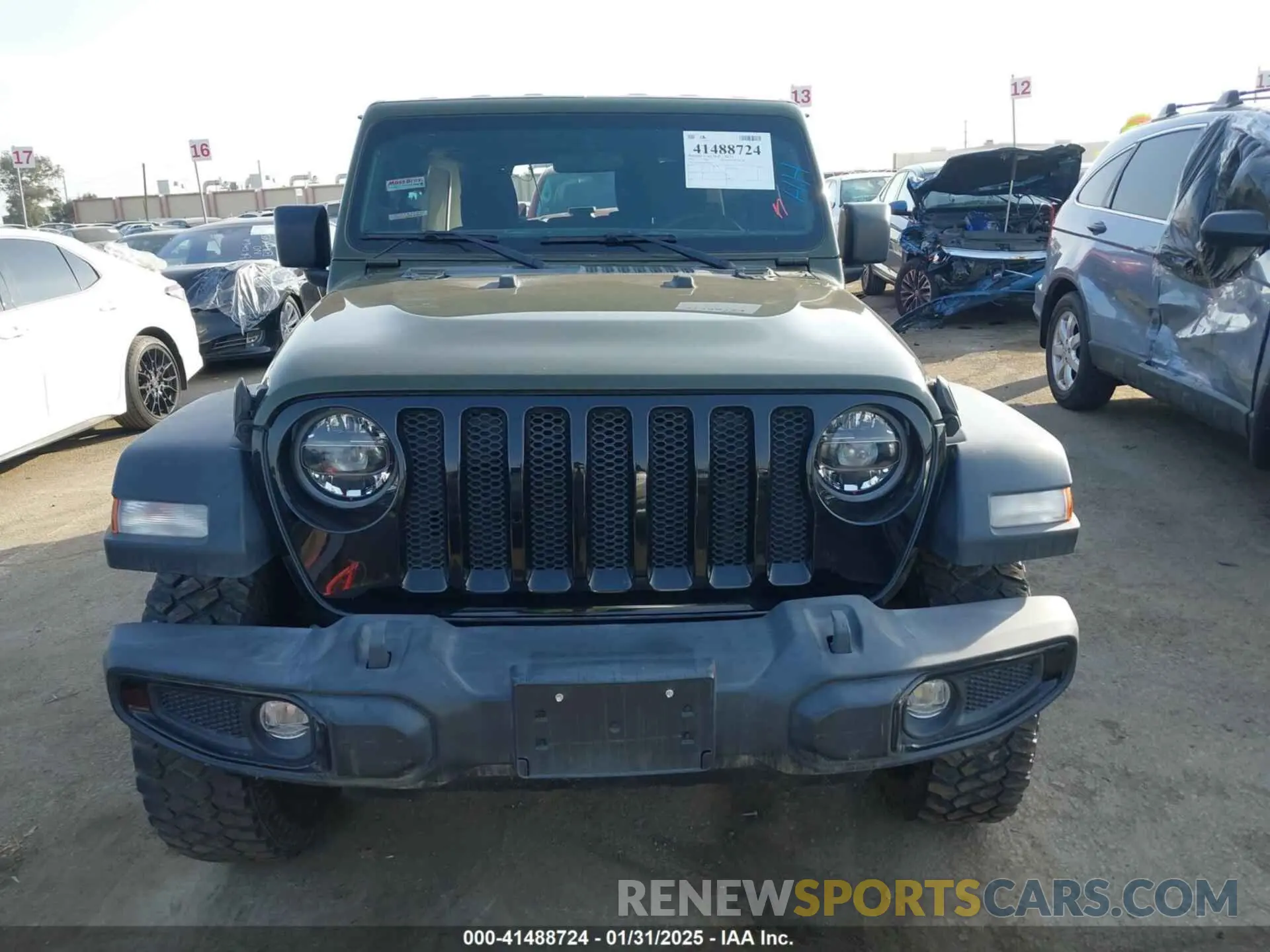 13 Photograph of a damaged car 1C4HJXDG5NW113205 JEEP WRANGLER UNLIMITED 2022