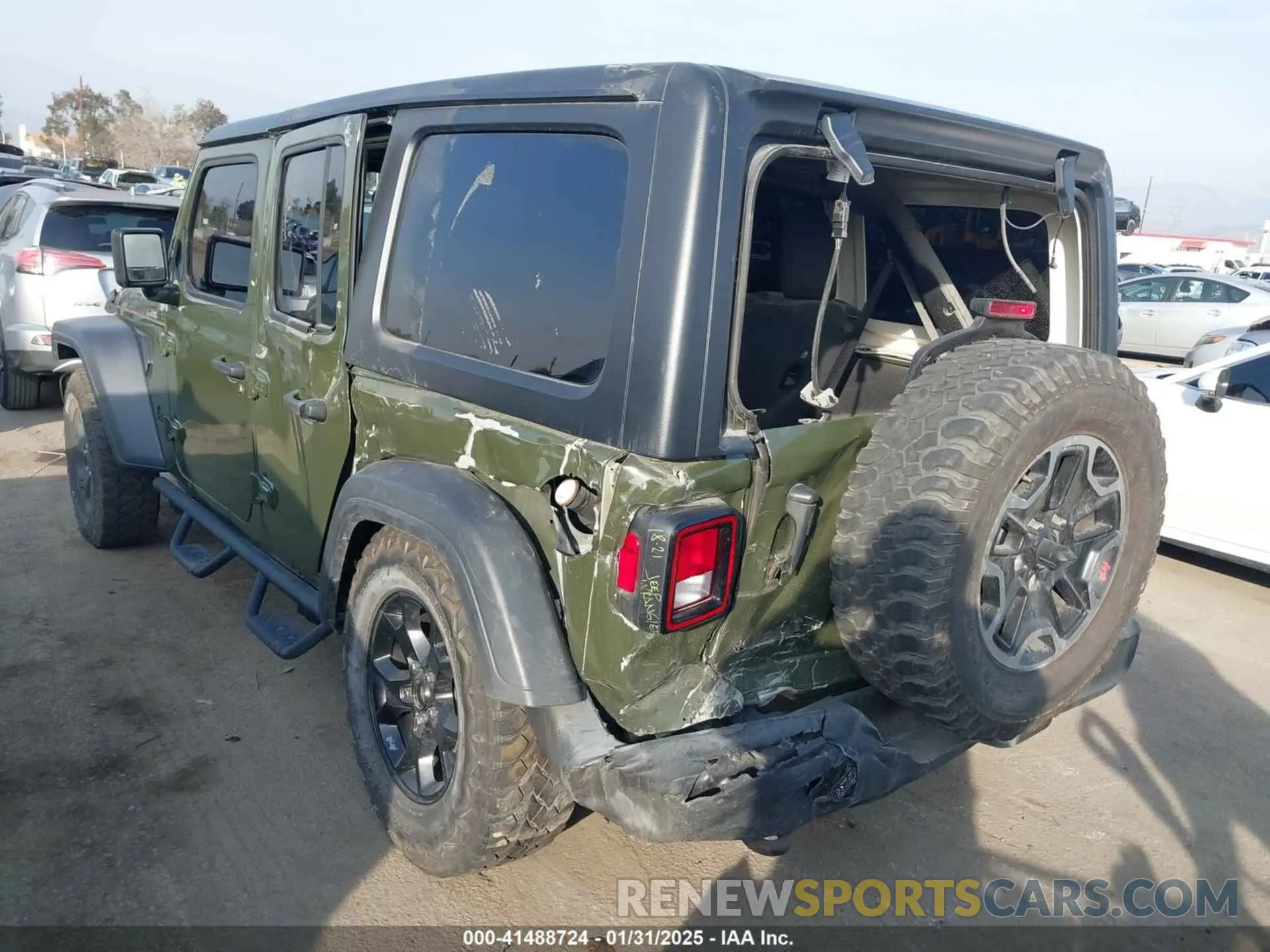 6 Photograph of a damaged car 1C4HJXDG5NW113205 JEEP WRANGLER UNLIMITED 2022